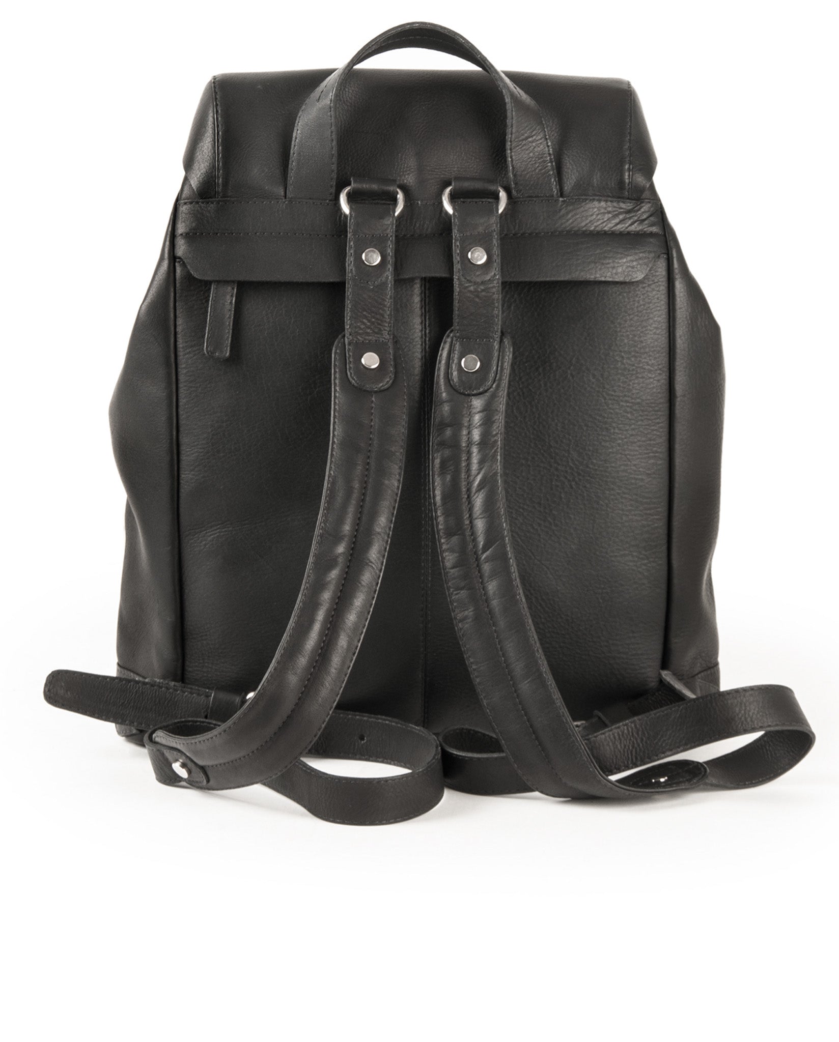 harolds-campo-backpack-m-rucksack-schwarz-vollrindleder-30x35cm image 4