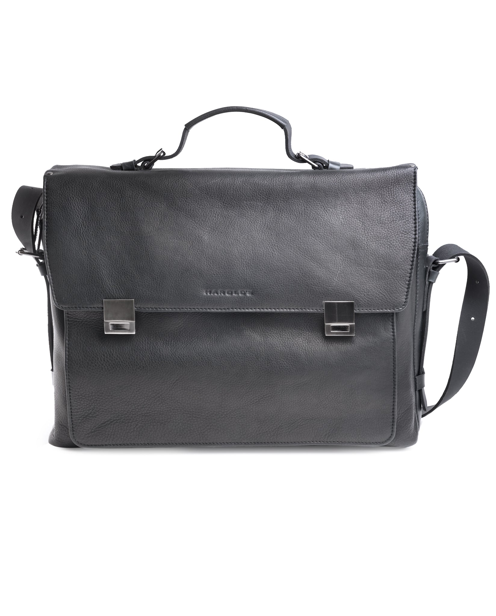 harolds-ivy-lane-notebook-businesstasche-schwarz-leder image 3