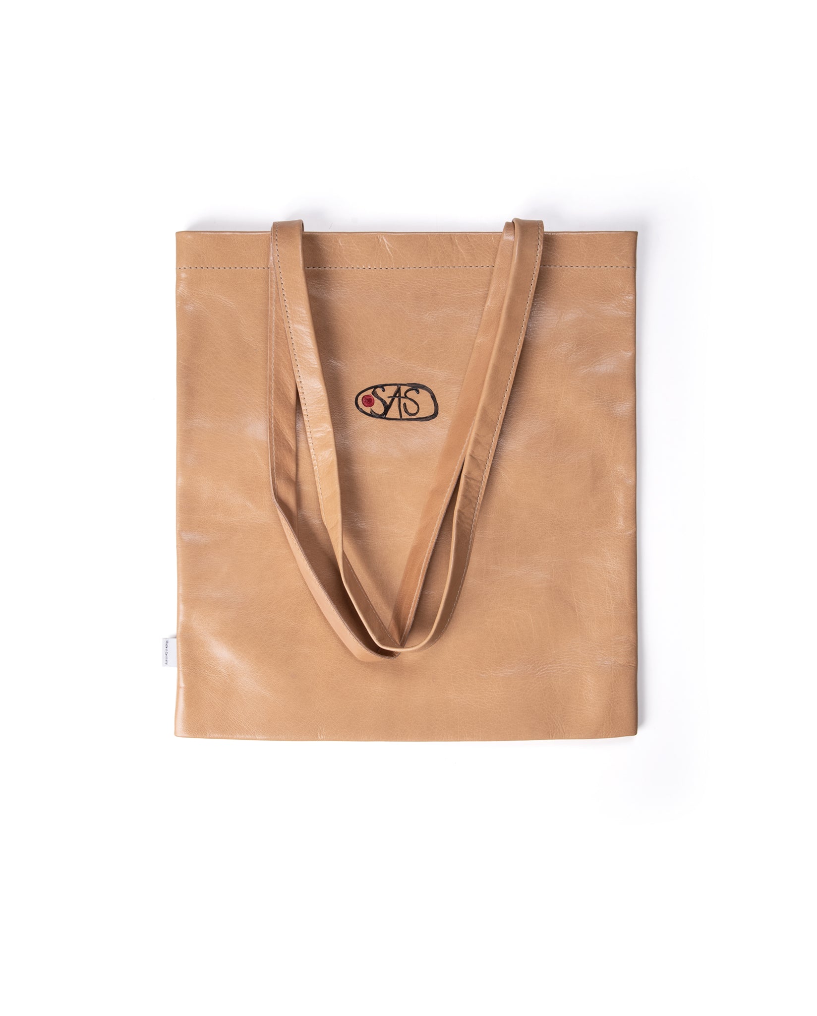 harolds-kraud-leather-fabricbag-shopper-natur1-bemalt image 8