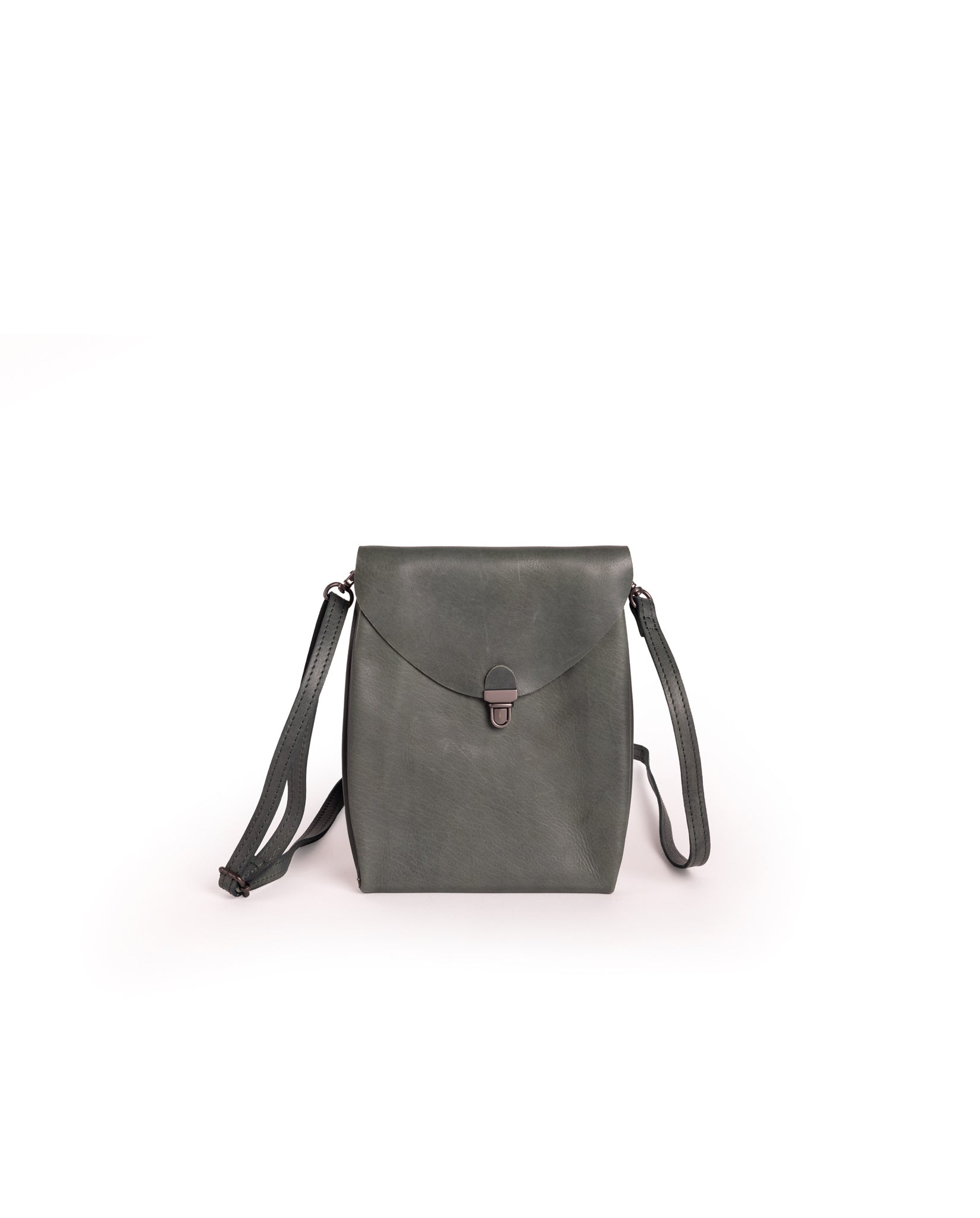 harolds-fold-handbag-clutch-up-handtasche-schwarz-leder image 2