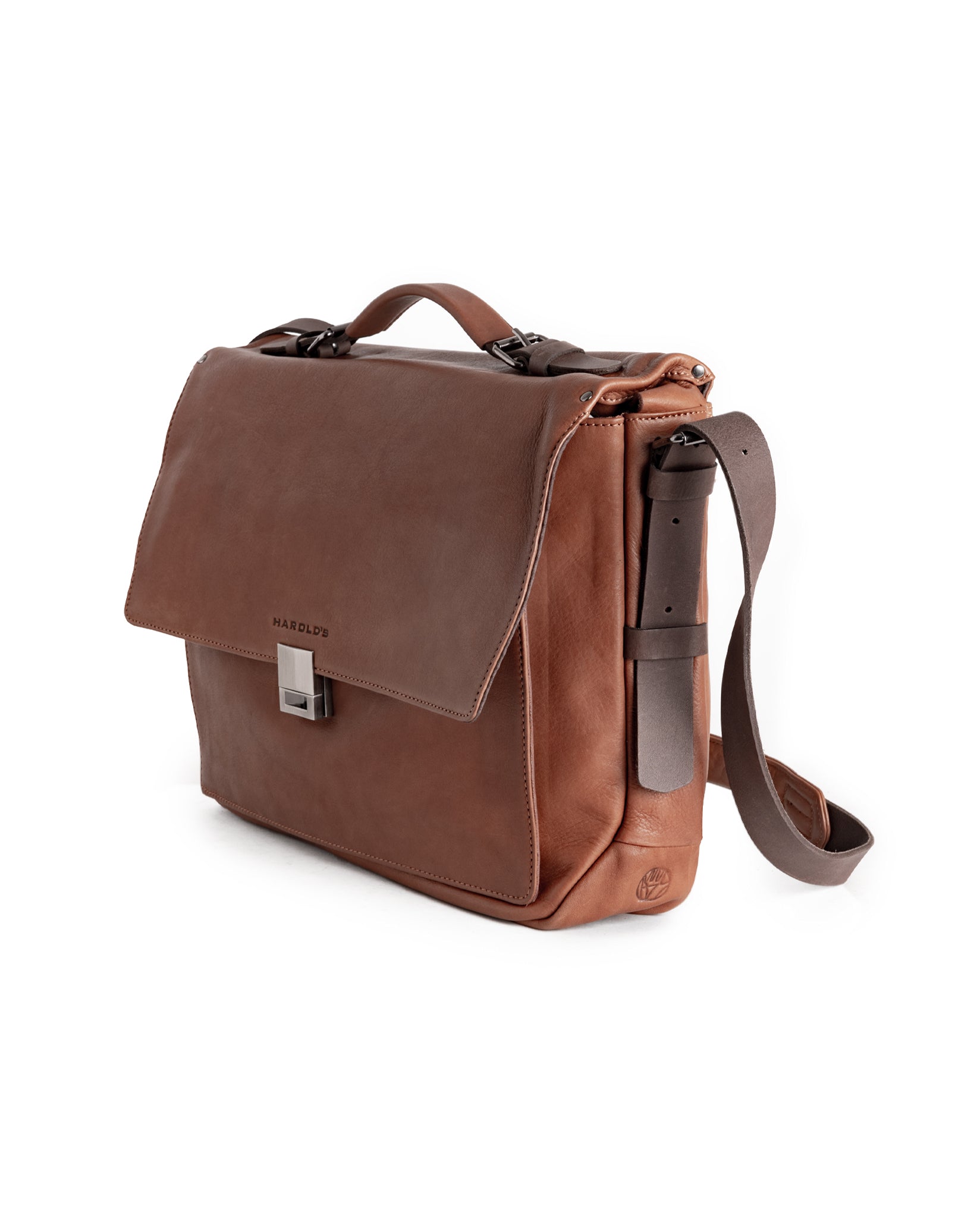 harolds-ivy-lane-notebook-aktentasche-medium-cognac-rindleder image 2