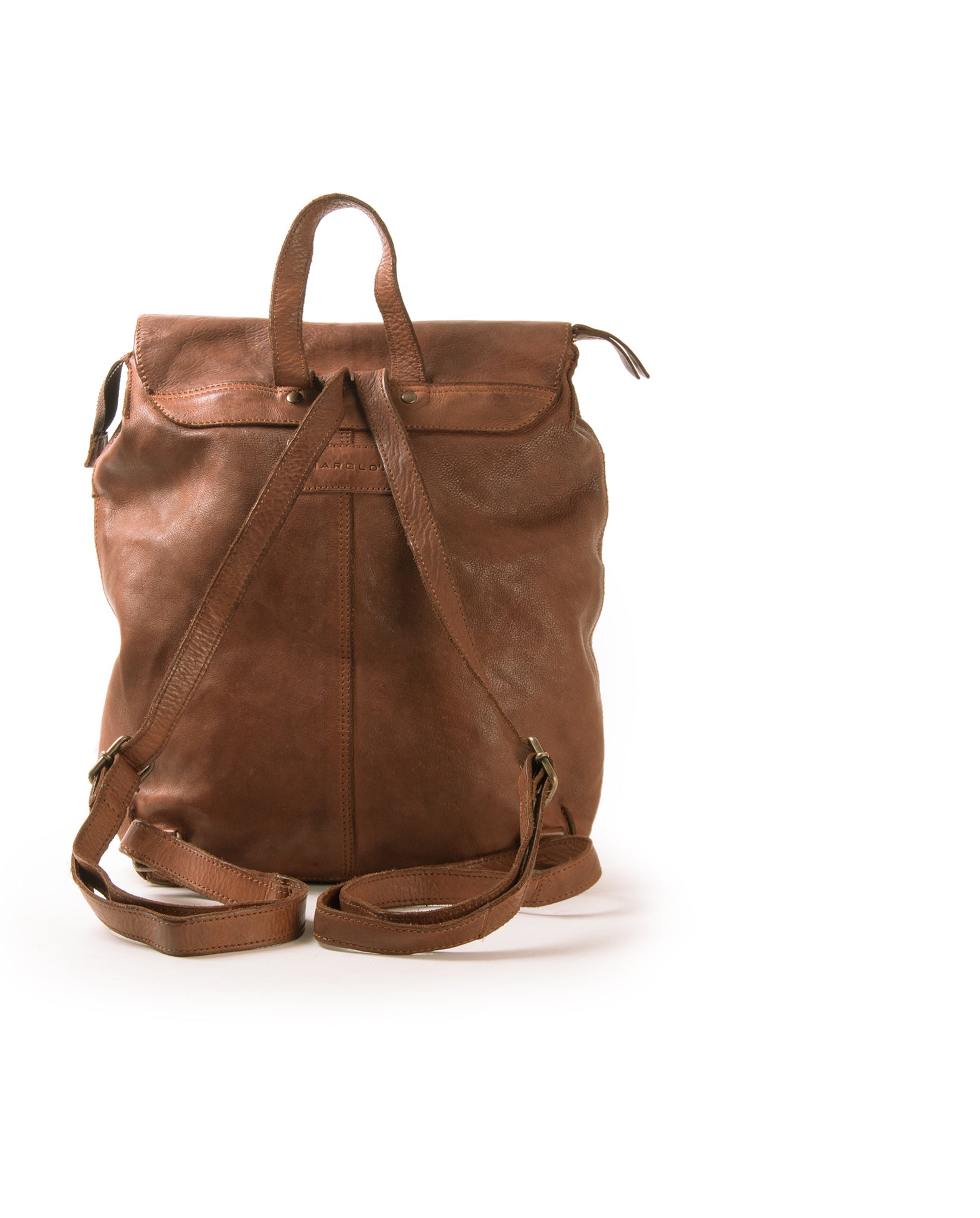 harolds-submarine-city-backpack-rucksack-schwarz-a4-leder image 3