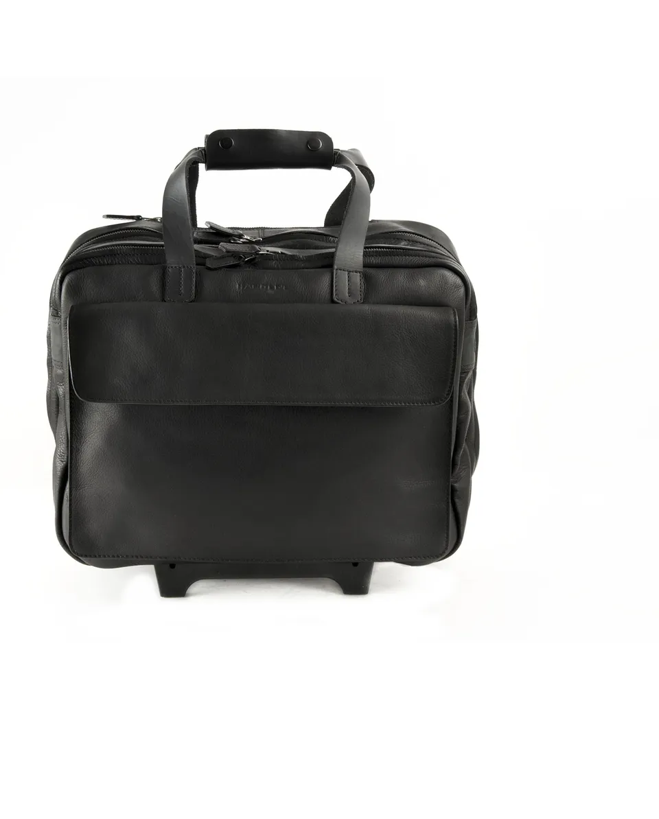 harolds-ivy-lane-businesstrolley-schwarz-leder-notebook image 1