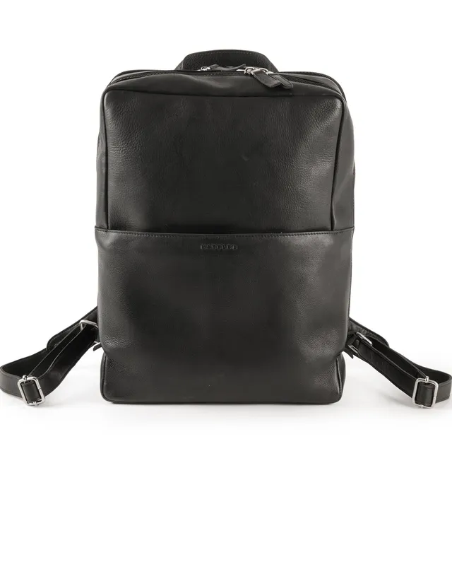 harolds-campo-notebook-rucksack-schwarz-leder image 1