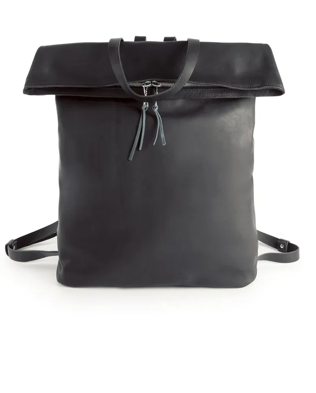 harolds-bague-m-backpack-flap-rucksack-leder-schwarz image 1