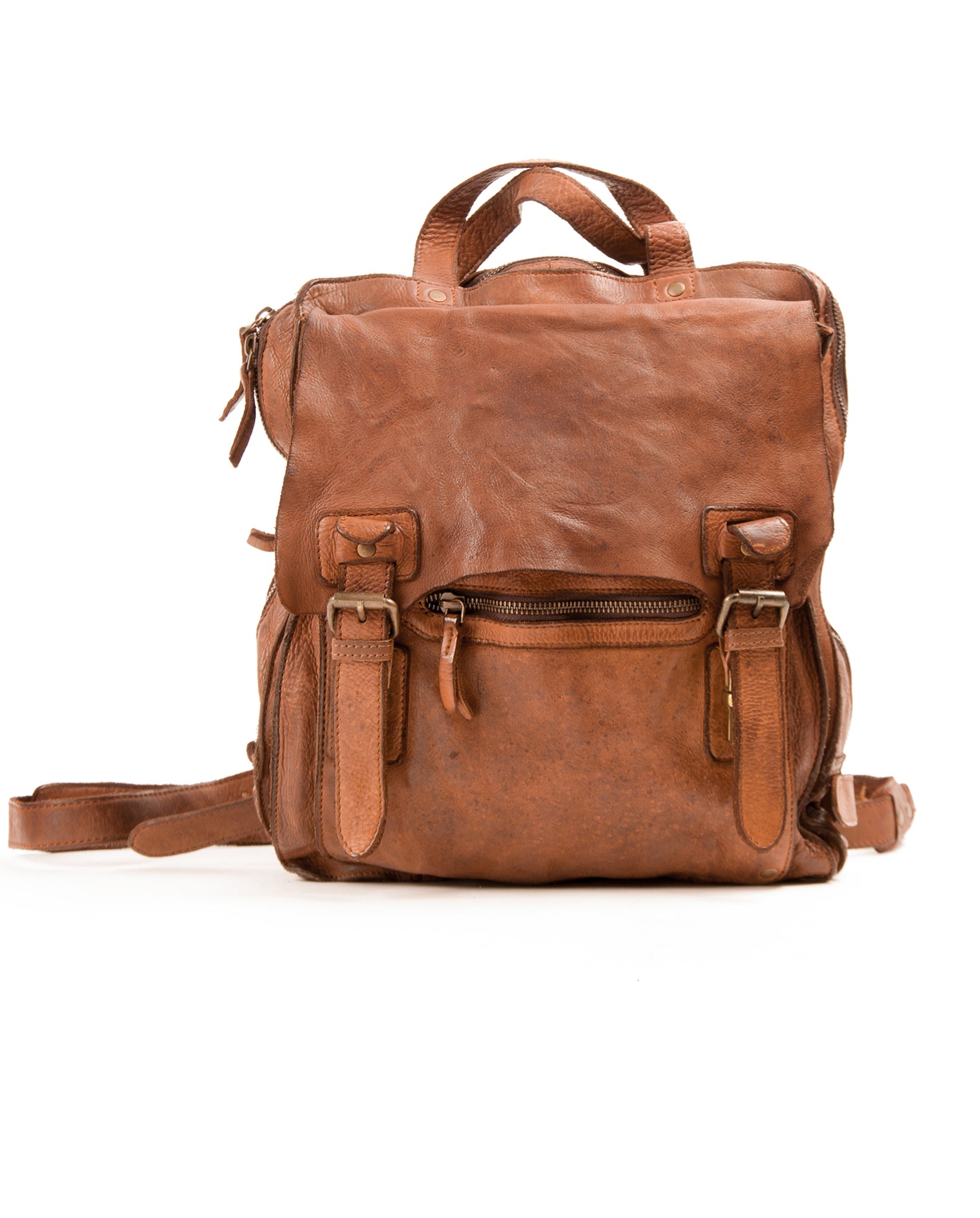 harolds-submarine-backpack-l-lederrucksack-schwarz-a4-rindleder image 1
