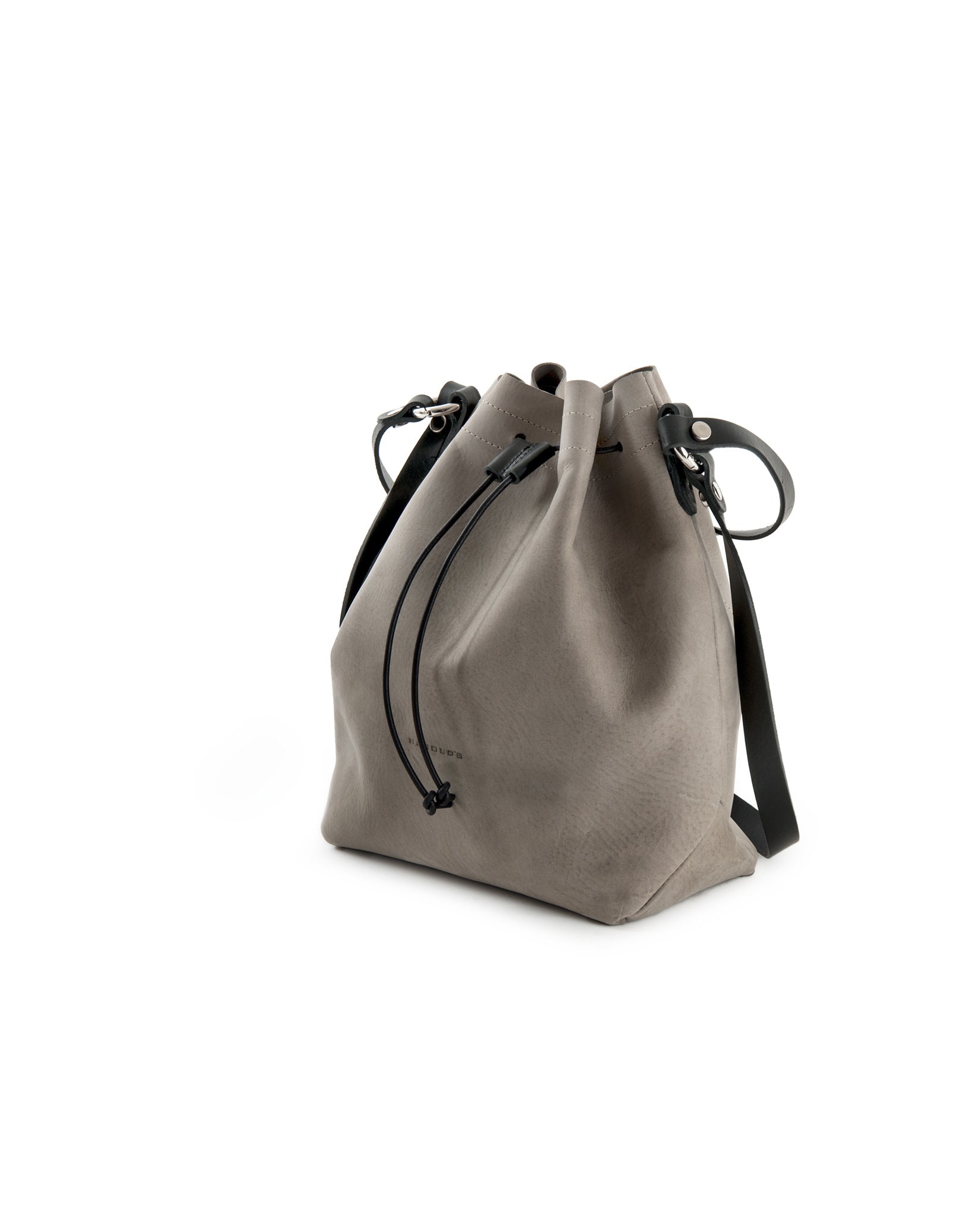 harolds-kraud-paperbag-bucketbag-handtasche-schwarz-leder image 3