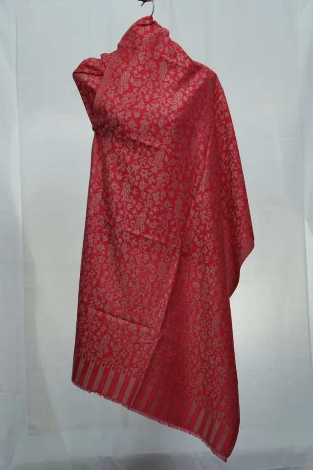 kashmir-arts-pashmina-shawls-luxury-almond-red-schal-rot image 1