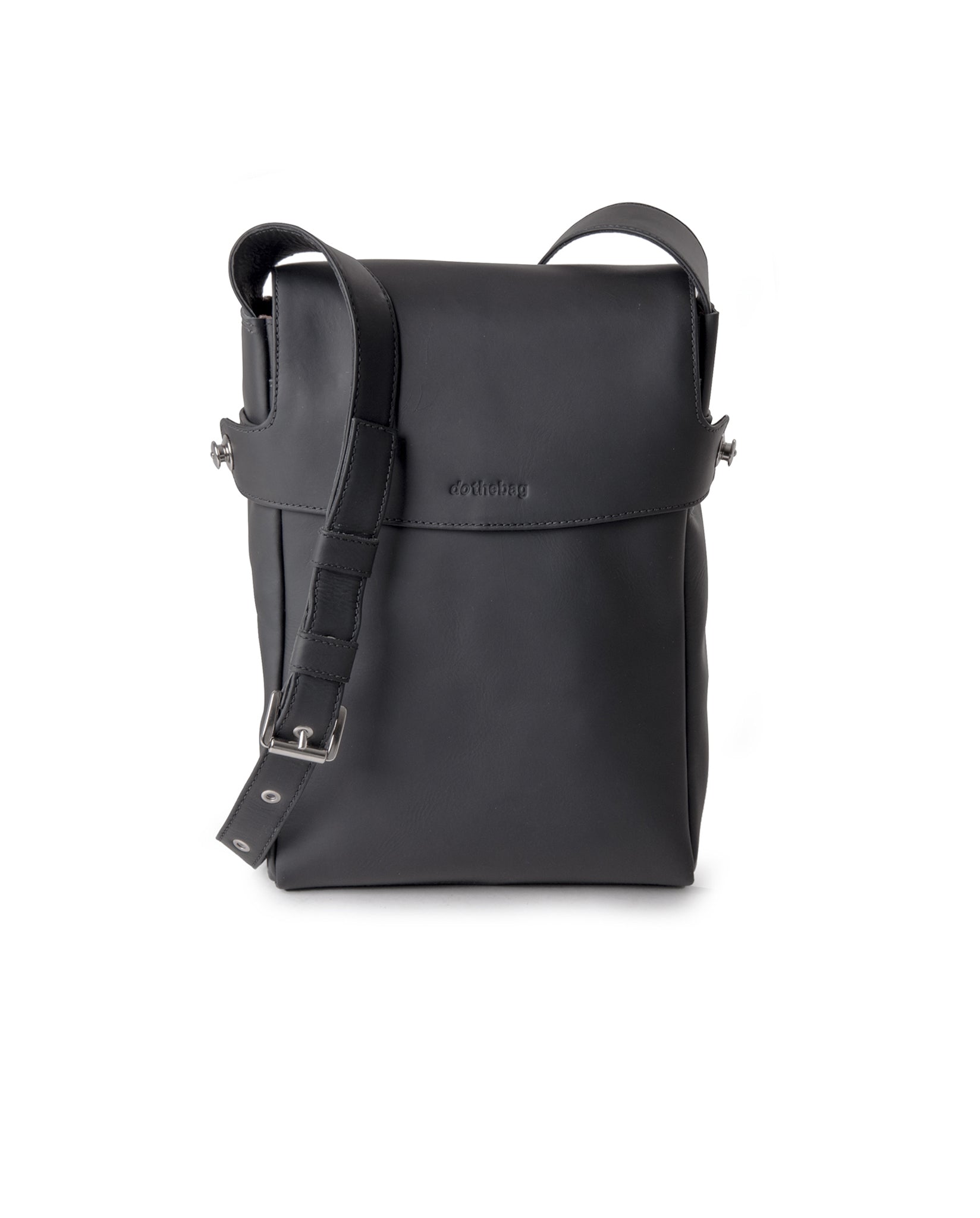 harolds-raboisonbag-up-end-l-kuriertasche-leder-schwarz-a4 image 1
