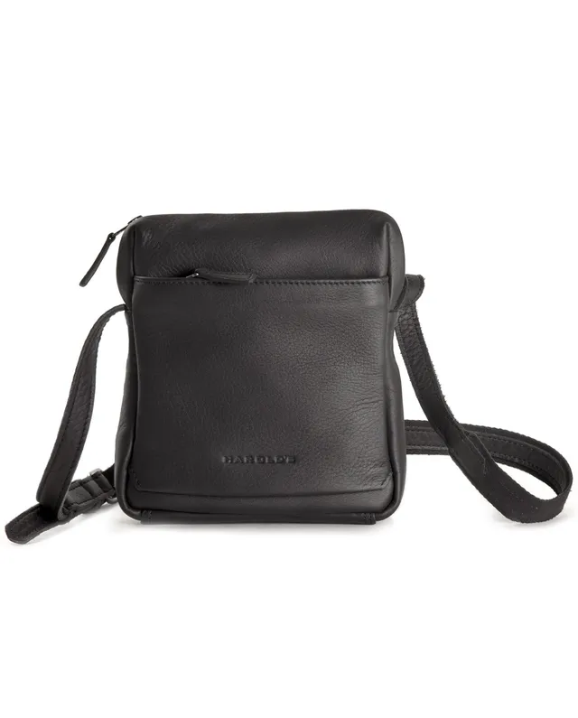 harolds-ivy-lane-crossbag-umh-ngetasche-schwarz-rindleder image 1