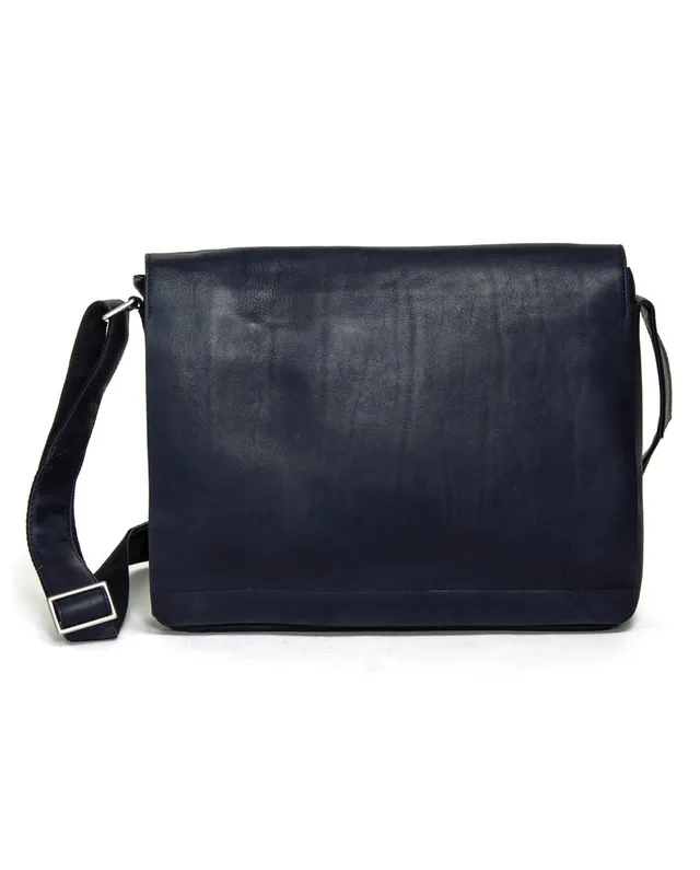 harolds-campo-messengerbag-m-kuriertasche-schwarz-a4-leder image 1