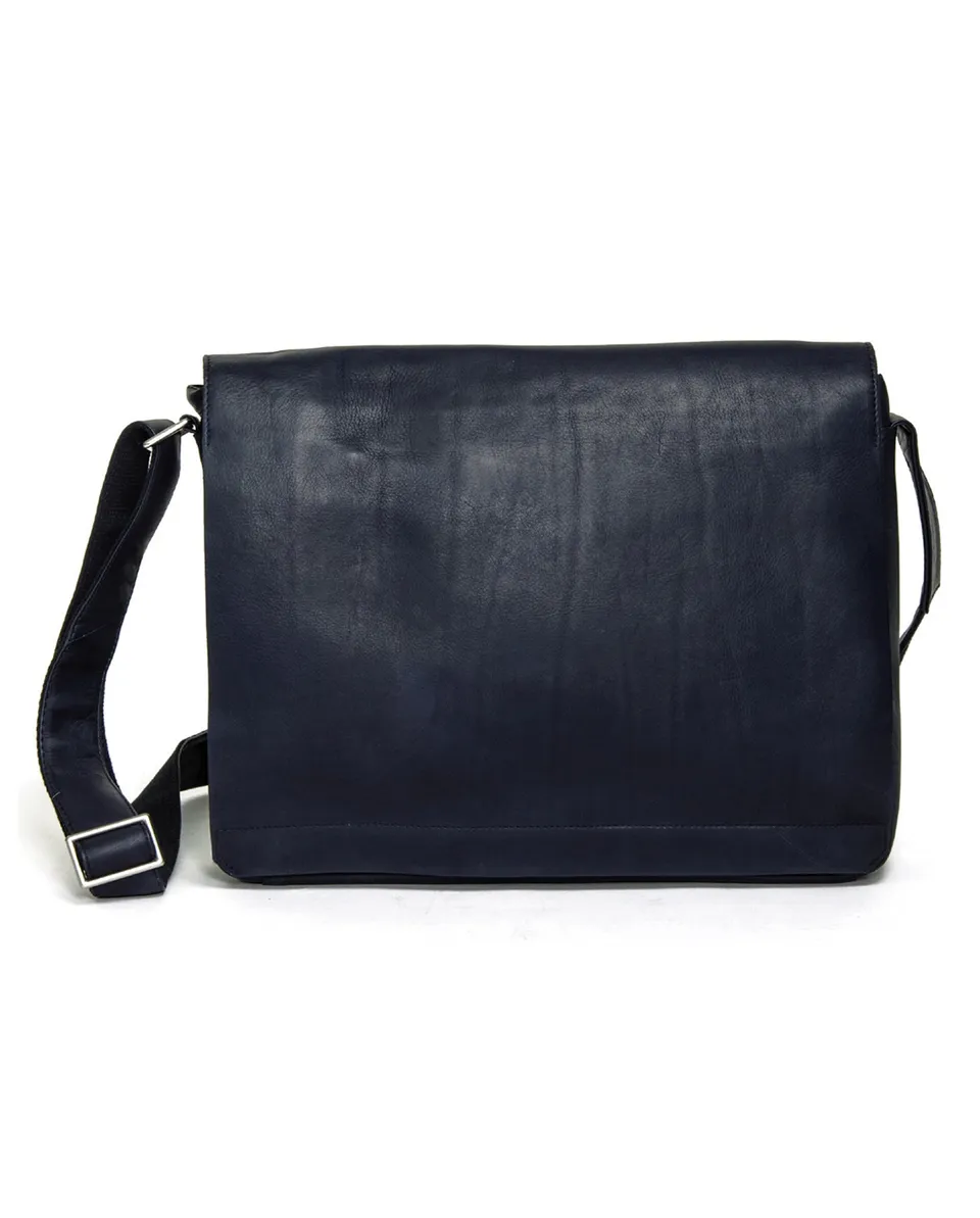harolds-campo-messengerbag-m-kuriertasche-schwarz-a4-leder image 1