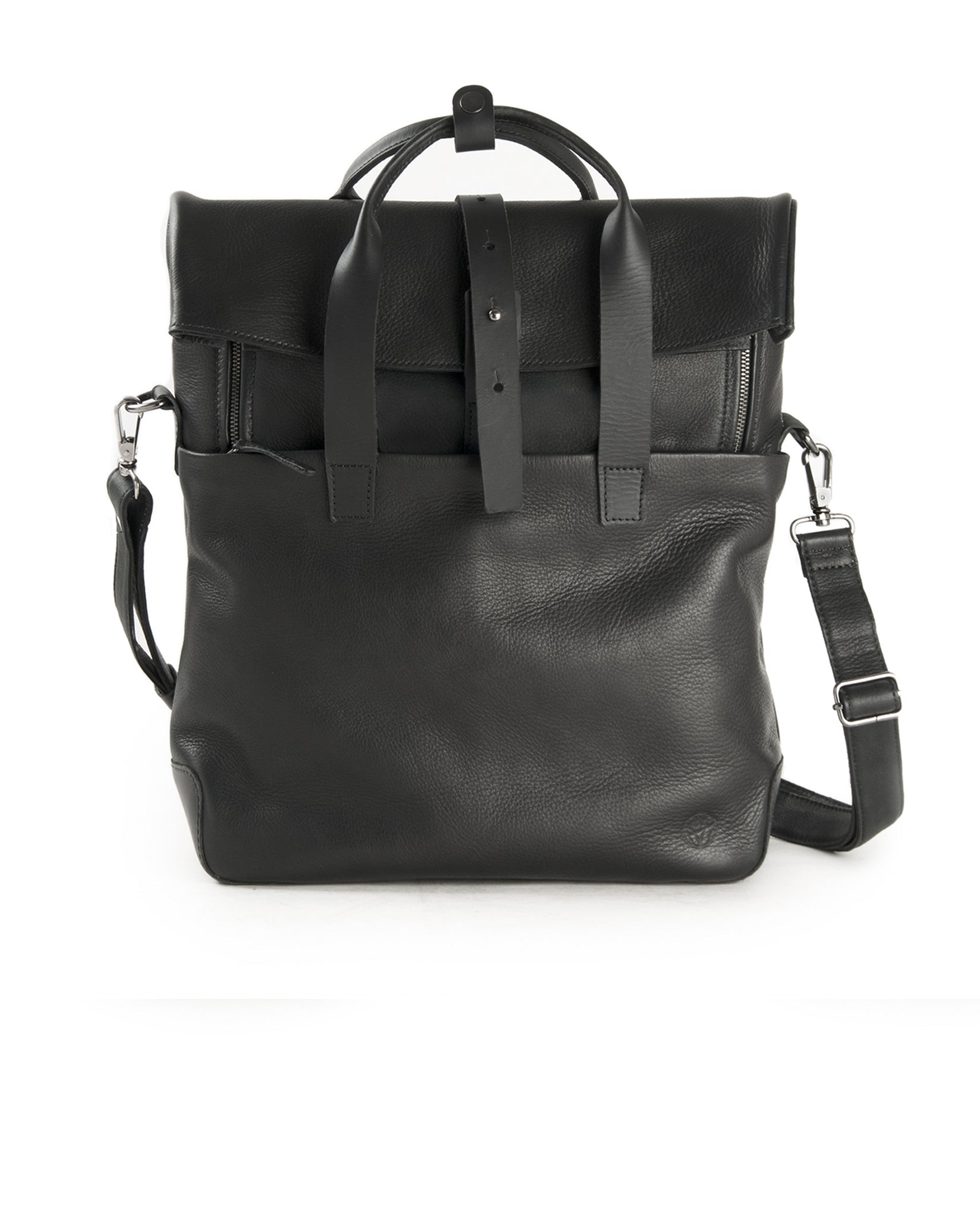 harolds-mount-ivy-backpack-messengerbag-l-rucksack-schwarz-leder image 1