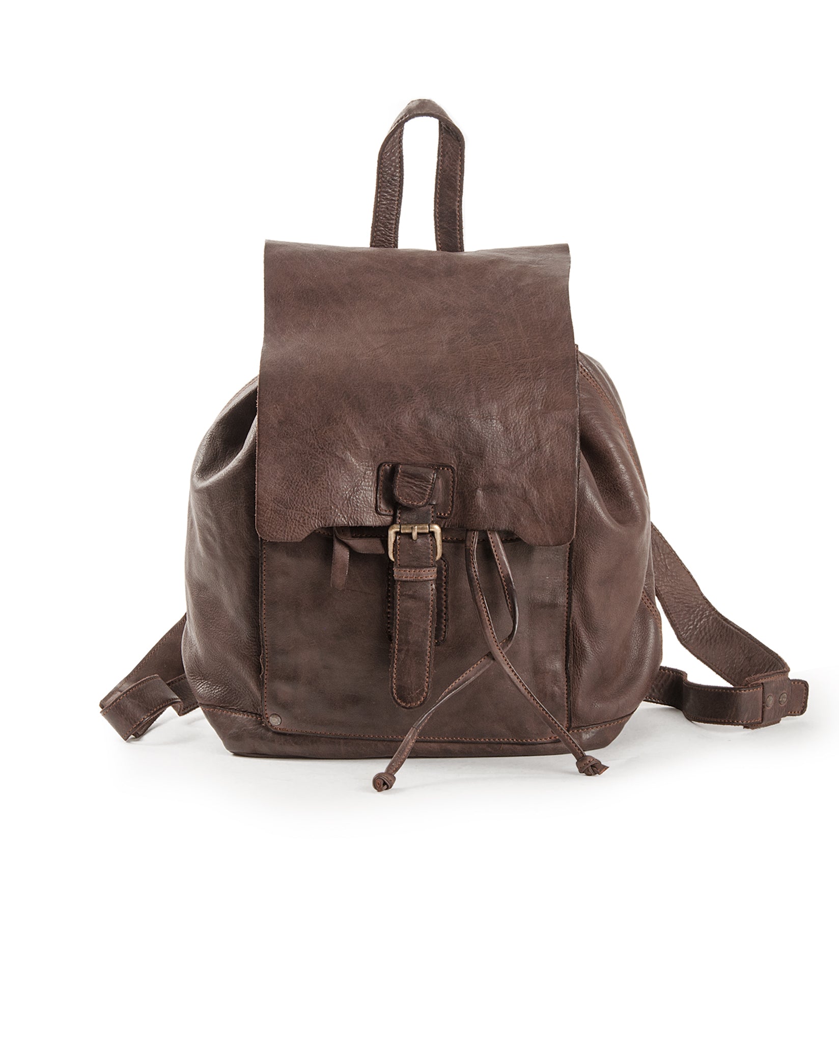 harolds-submarine-rucksack-leder-schwarz-mit-zugband image 4