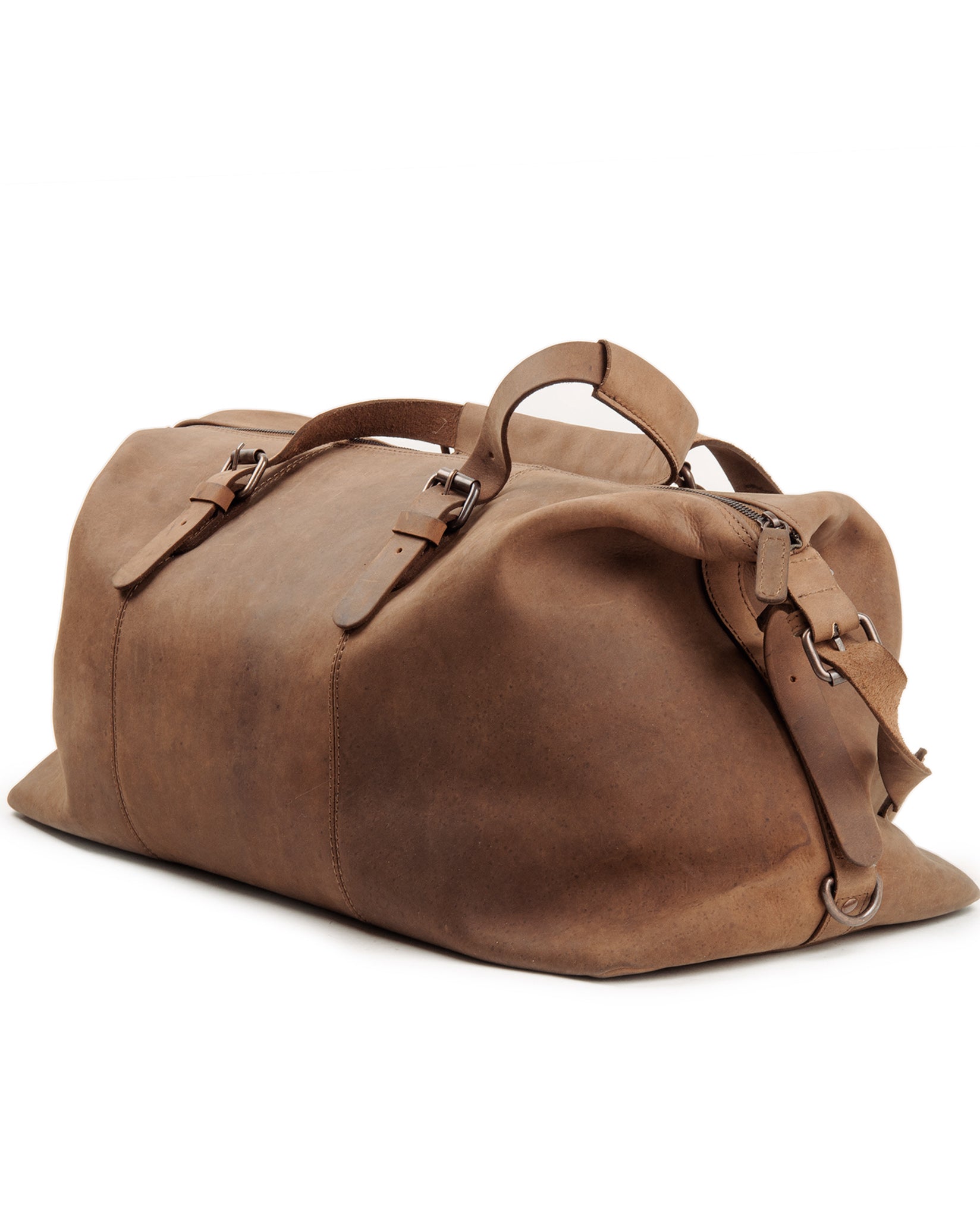 harolds-antic-travelbag-reisetasche-leder-natur-59cm-patina image 3