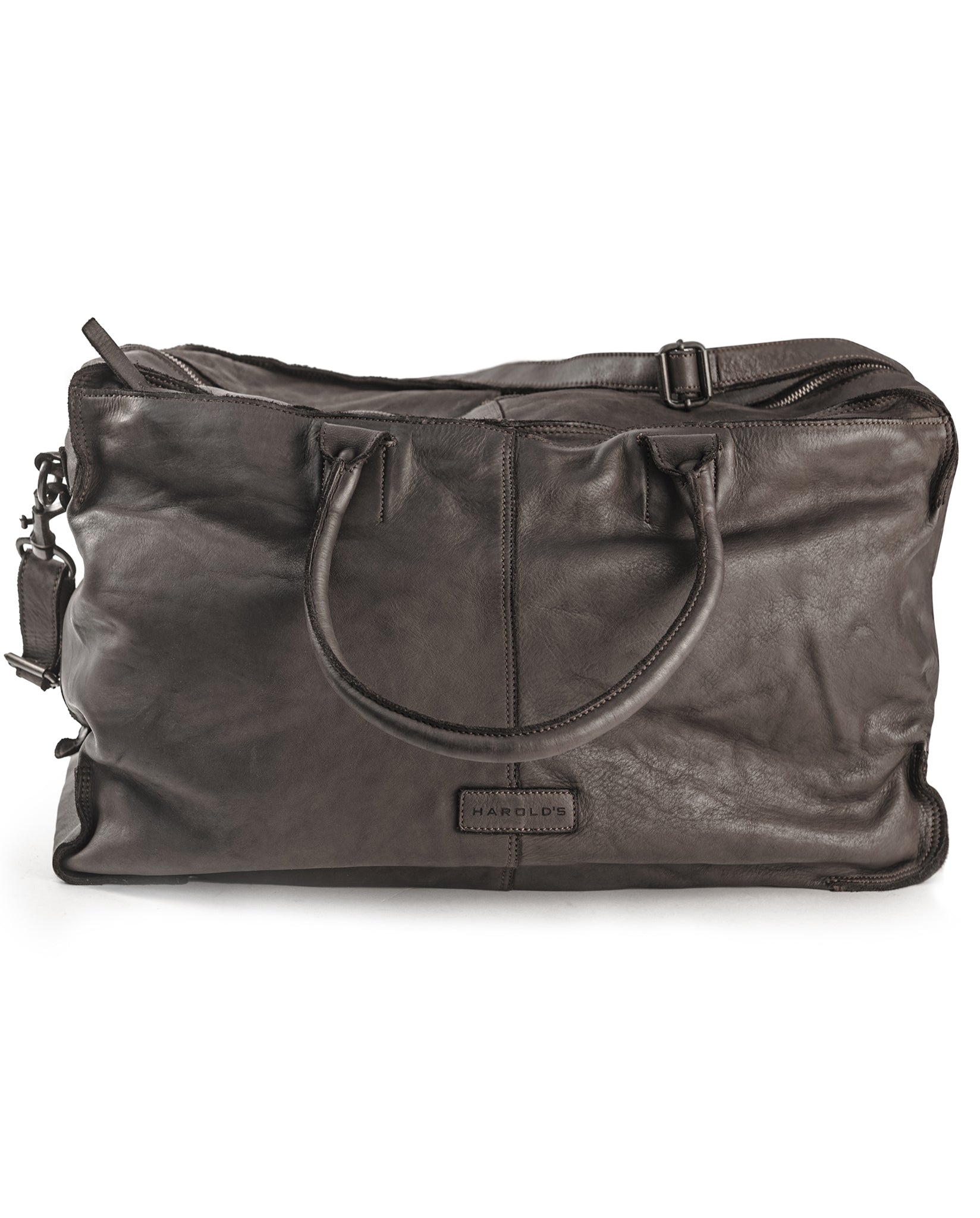 harolds-submarine-travelbag-xl-reisetasche-schwarz-leder image 5