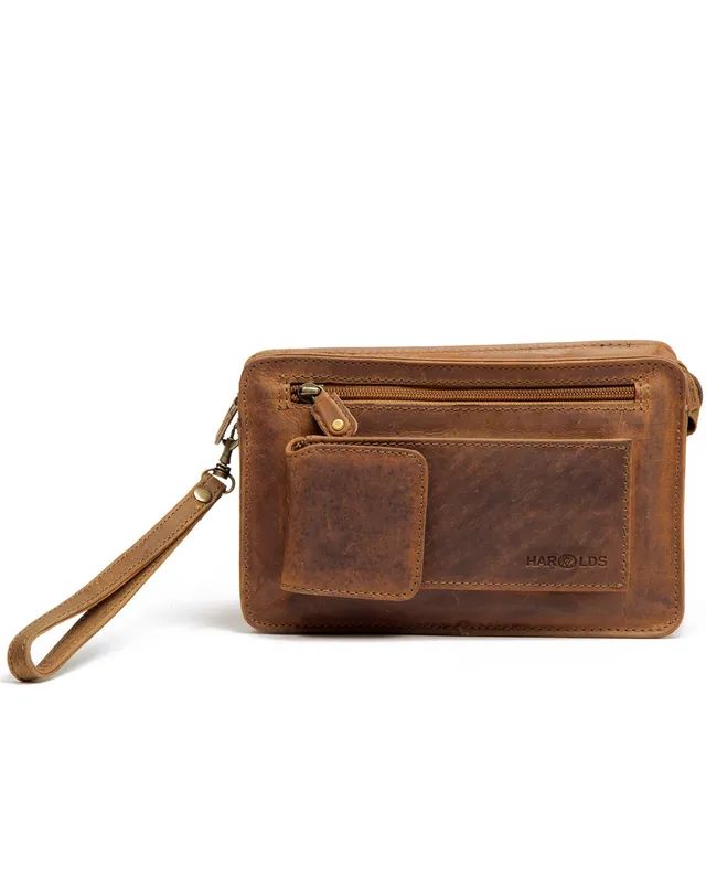 harolds-antic-handgelenktasche-handtasche-natur-leder image 1