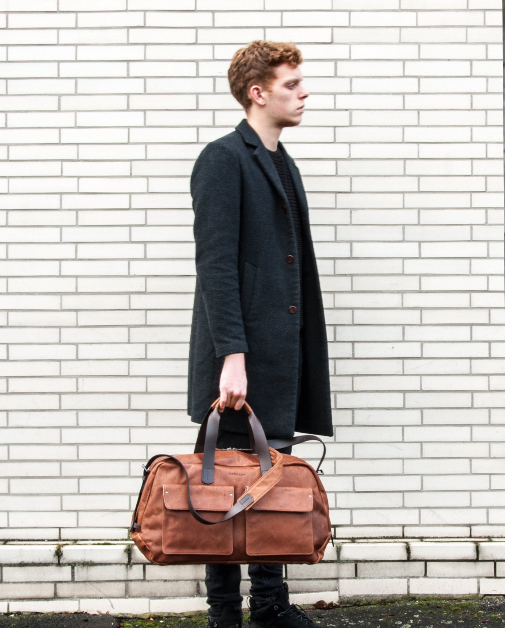 harolds-ivy-lane-travelbag-large-reisetasche-cognac-leder image 7