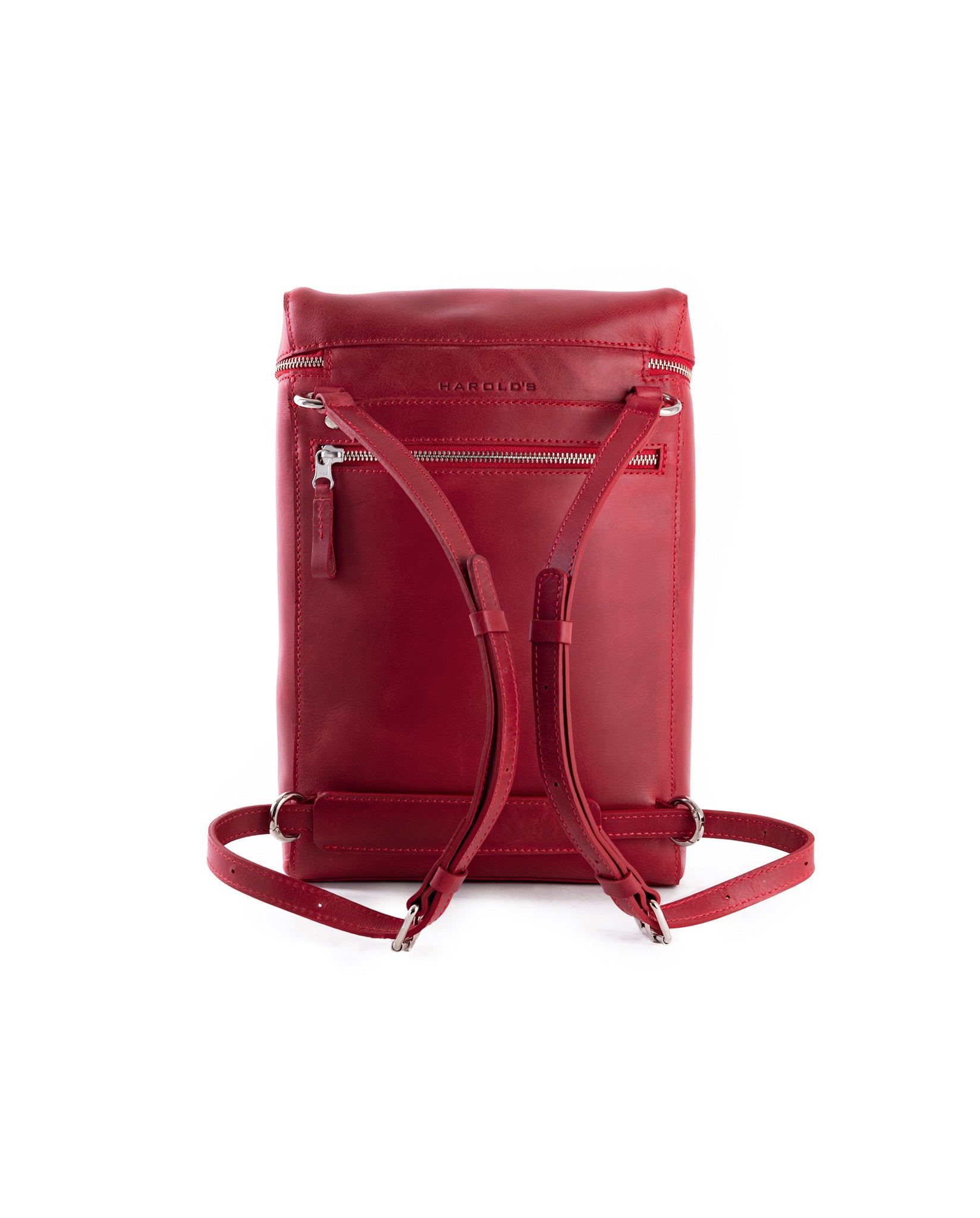 harolds-box-rucksack-schwarz-leder-wandelbar-shoulderbag image 5