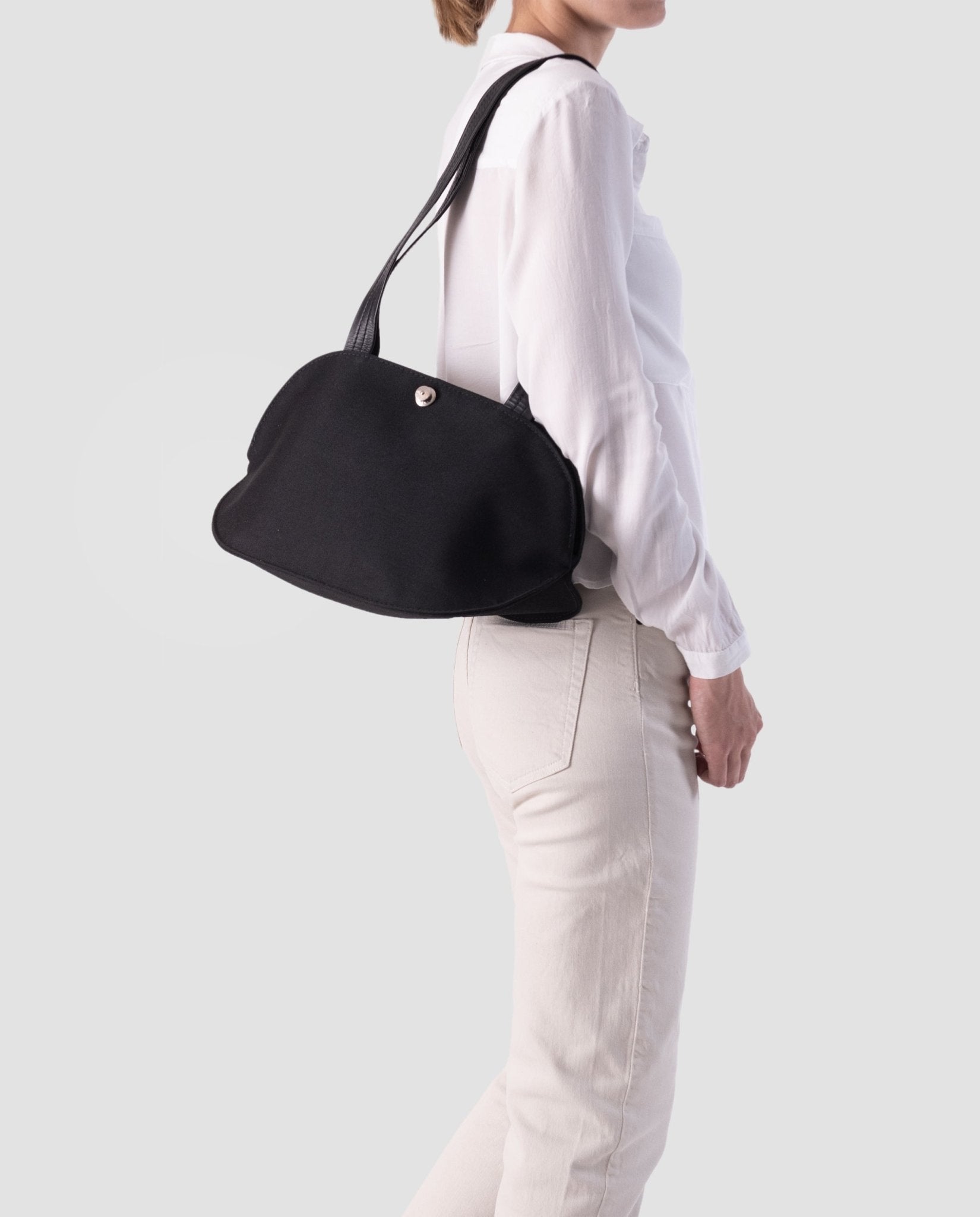 harolds-cubicbag-bowling-bag-handtasche-schwarz-cabrio image 2