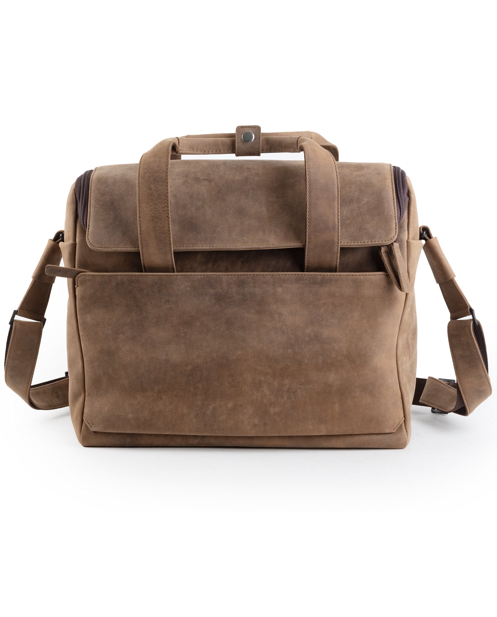 harolds-2in1-notebookbag-17-zoll-laptoptasche-schwarz-leder image 1