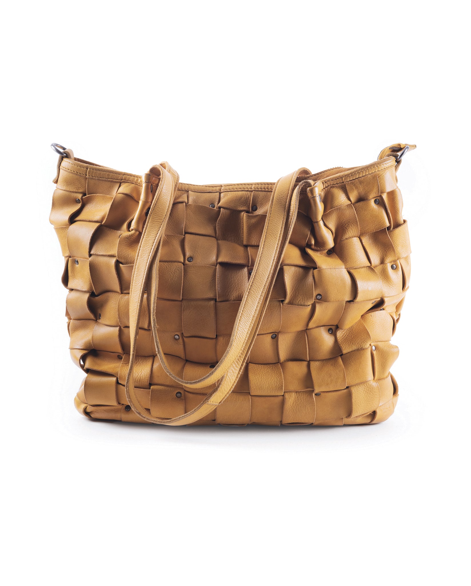 harolds-galore-braid-totebag-shopper-gelb-geflochten image 2