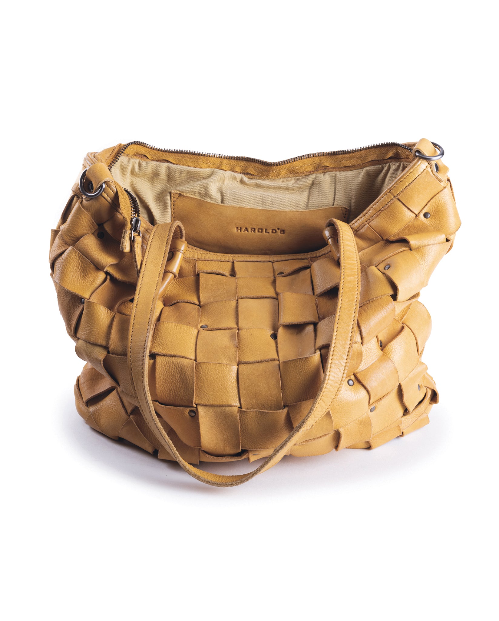 harolds-galore-braid-totebag-shopper-gelb-geflochten image 3