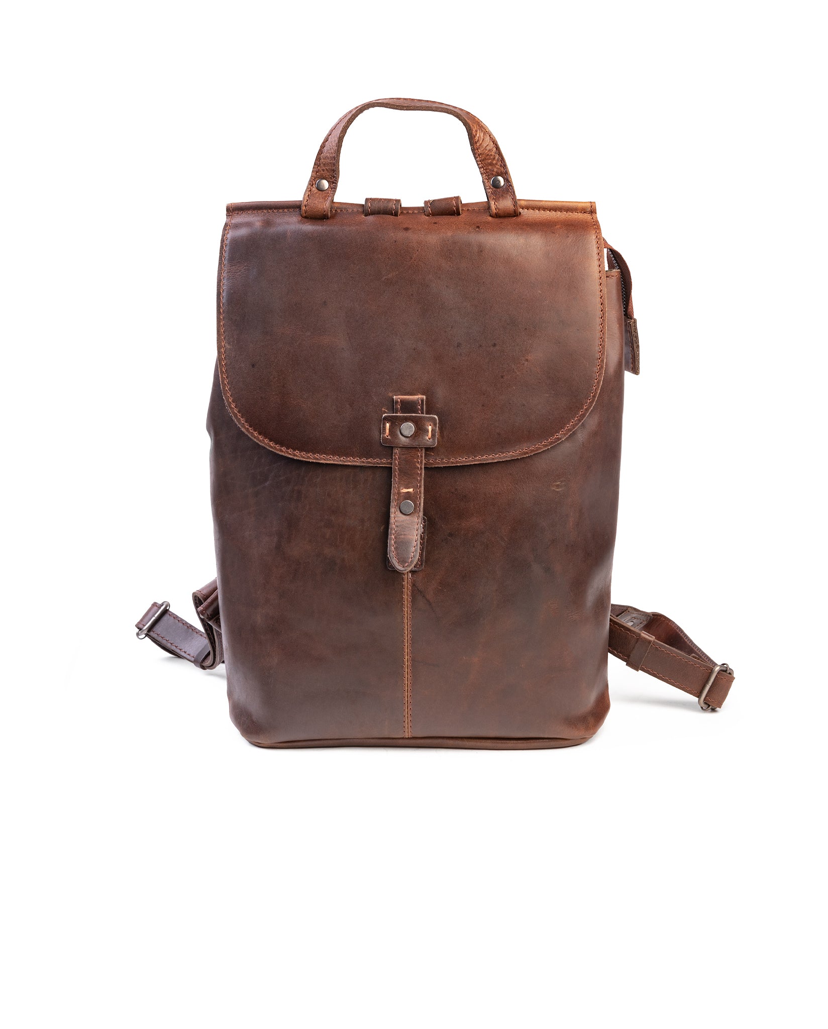 harolds-aberdeen-backpack-women-rucksack-schwarz-leder-tablet image 6