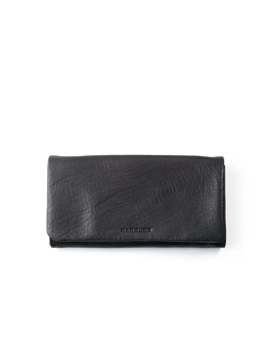 harolds-chacoral-soft-wallet-flap-large-portemonnaie-schwarz image 1