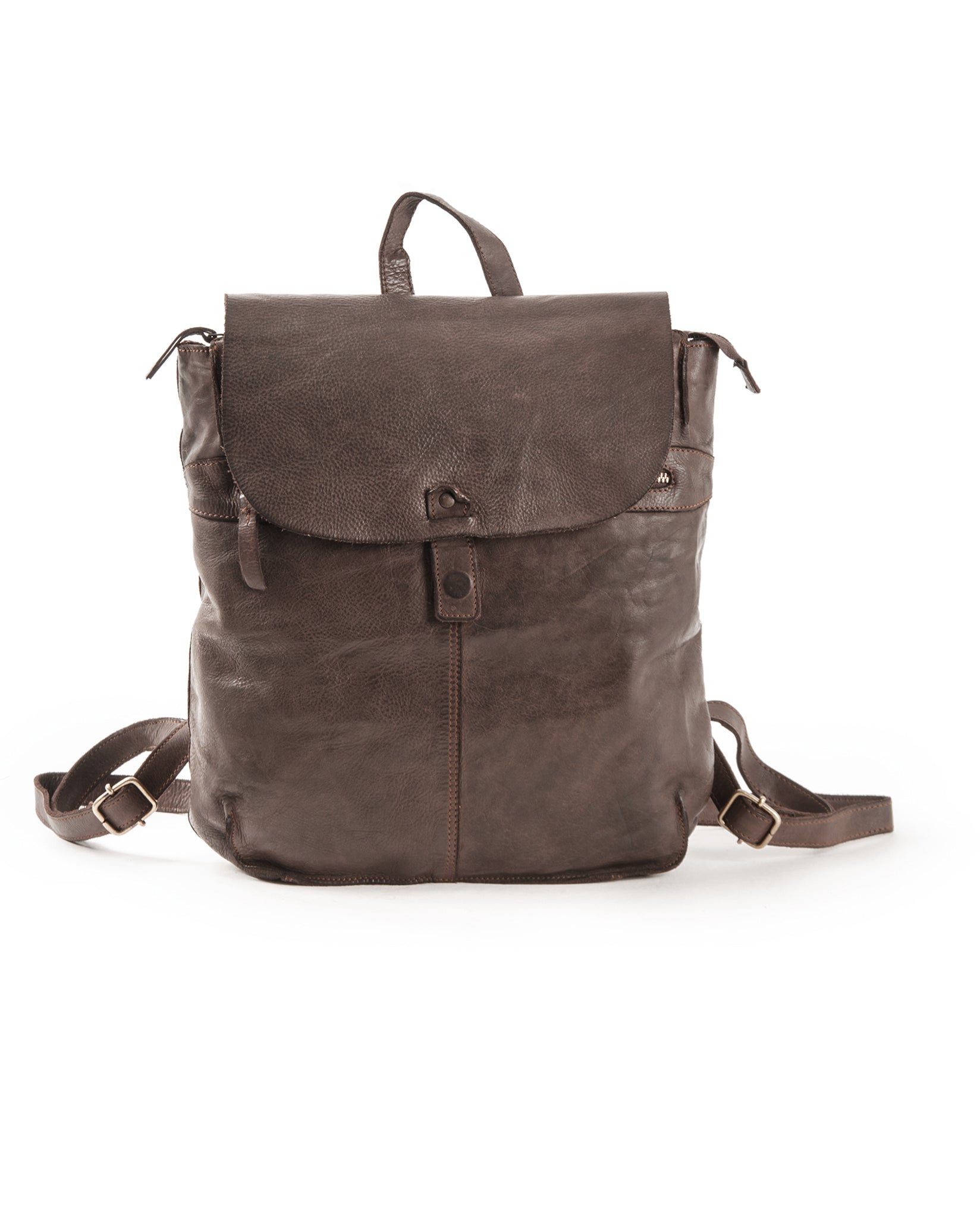 harolds-submarine-city-backpack-rucksack-schwarz-a4-leder image 4