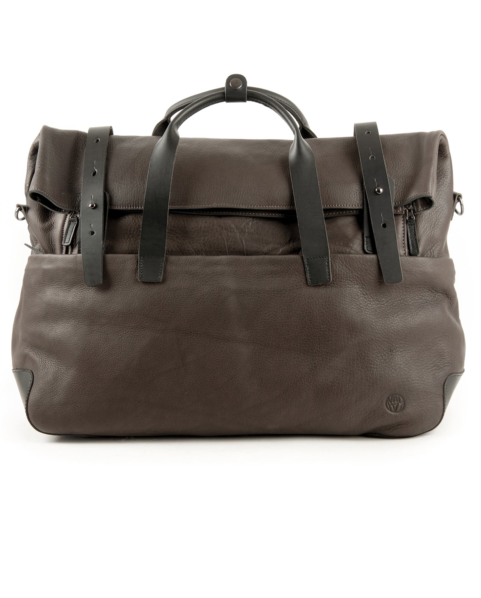 harolds-mount-ivy-weekender-leder-reisetasche-schwarz-erweiterbar image 7