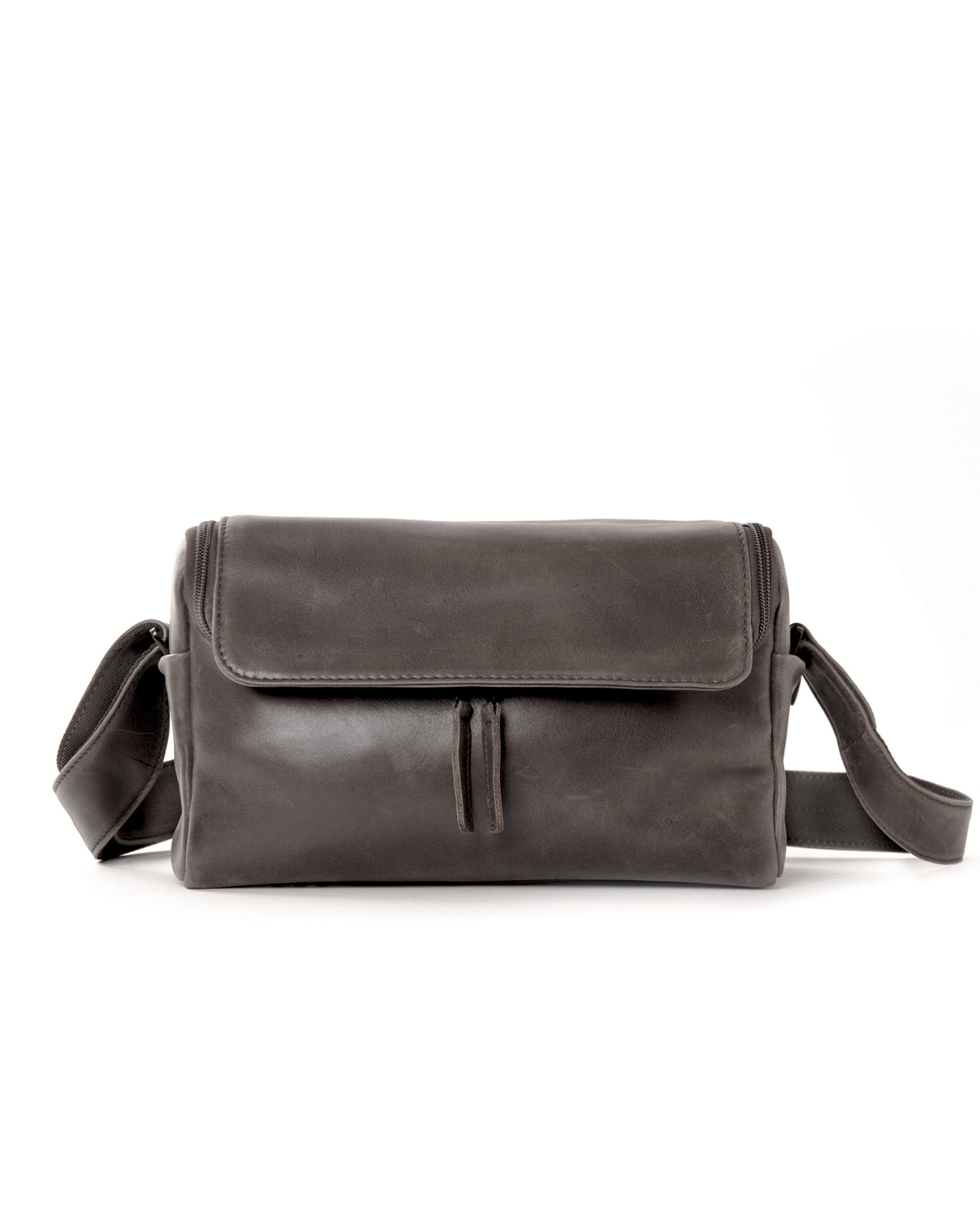 harolds-2in1-fotobag-klein-kameratasche-schwarz-leder image 1