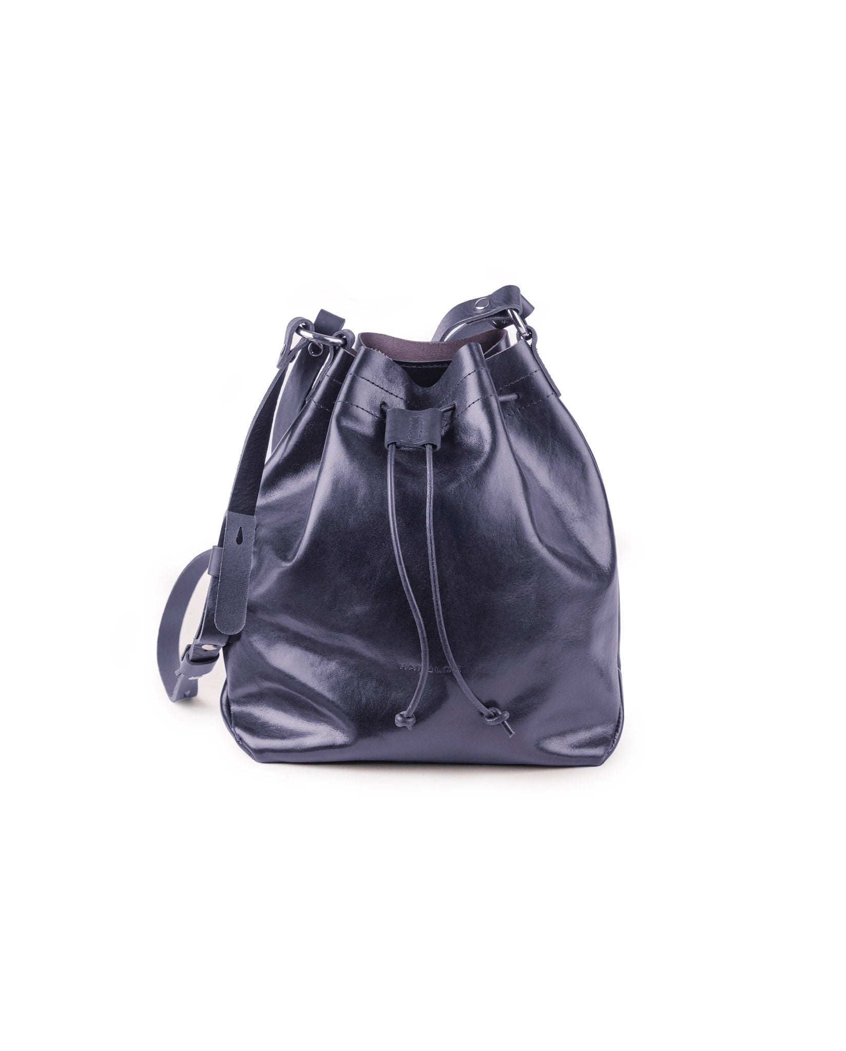 harolds-kraud-paperbag-bucketbag-handtasche-schwarz-leder image 4