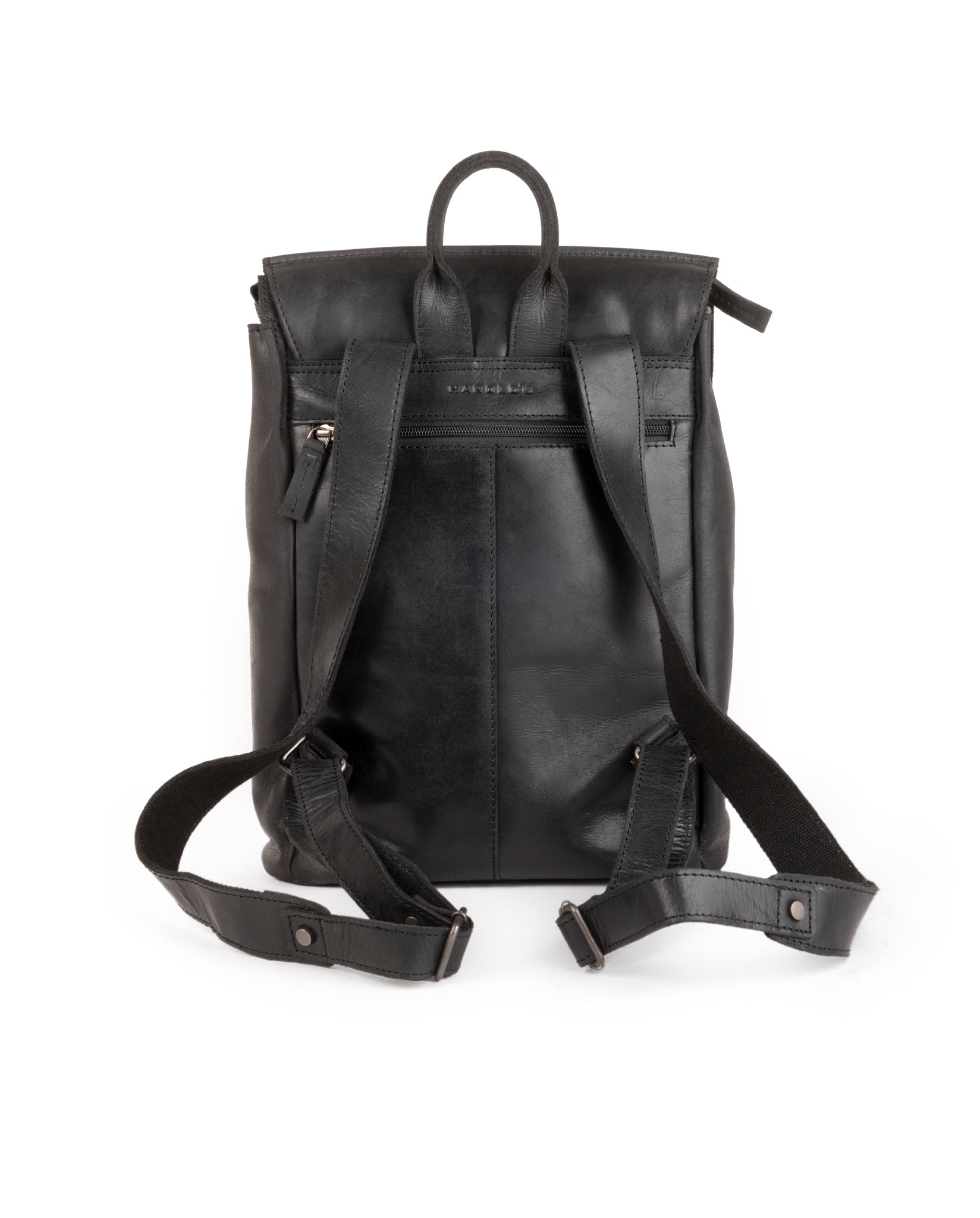 harolds-aberdeen-backpack-women-rucksack-schwarz-leder-tablet image 3
