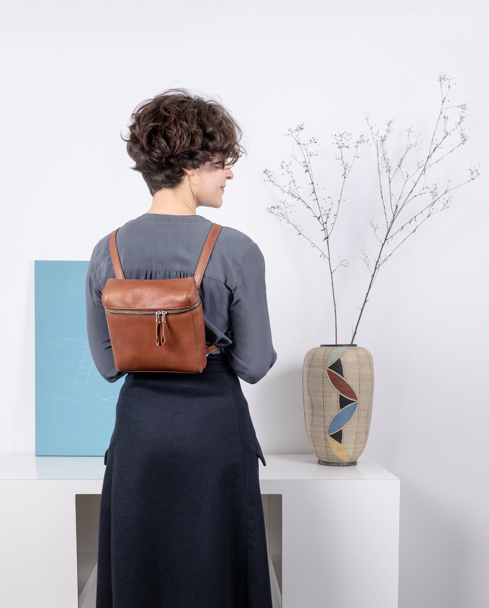 harolds-box-shoulderbag-backpack-small-umh-ngetasche-cognac image 4