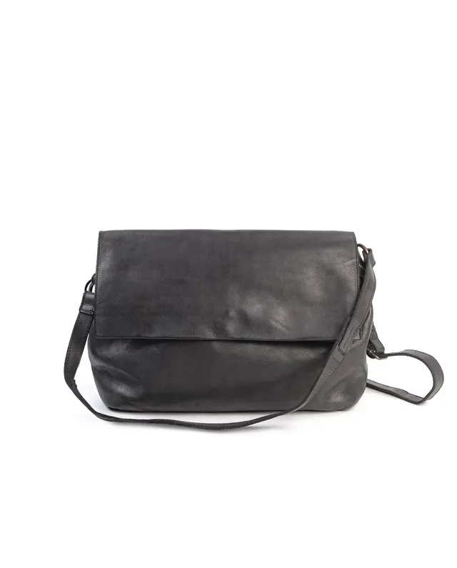 harolds-submarine-handbag-flap-handtasche-schwarz-leder image 1