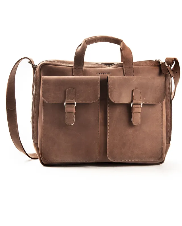 harolds-toro-businessbag-businesstasche-schwarz-rindleder-17-zoll image 1
