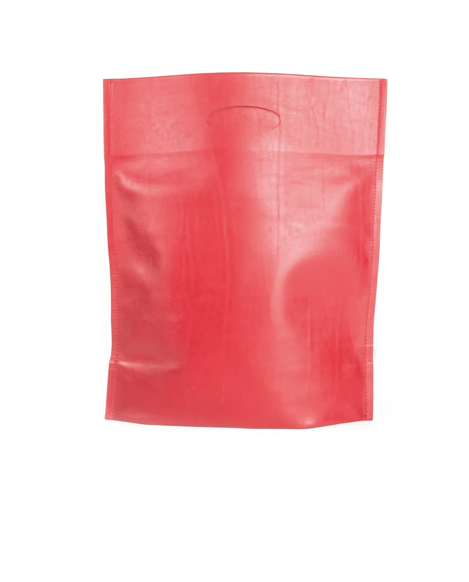 harolds-kraud-ledert-te-gro-shopper-rot-faltbar-leder image 1