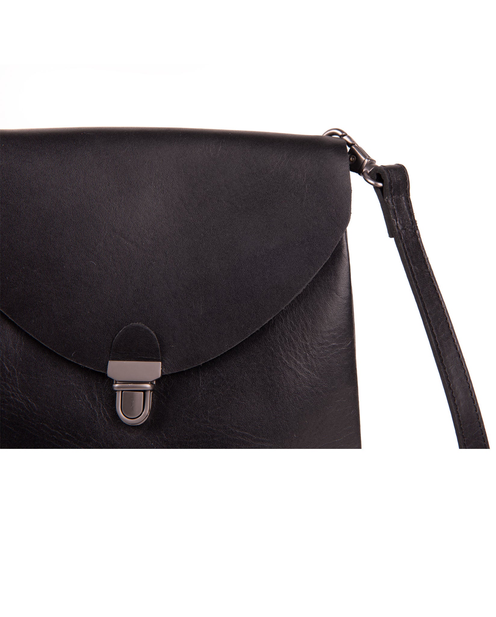harolds-fold-handbag-clutch-up-handtasche-schwarz-leder image 7