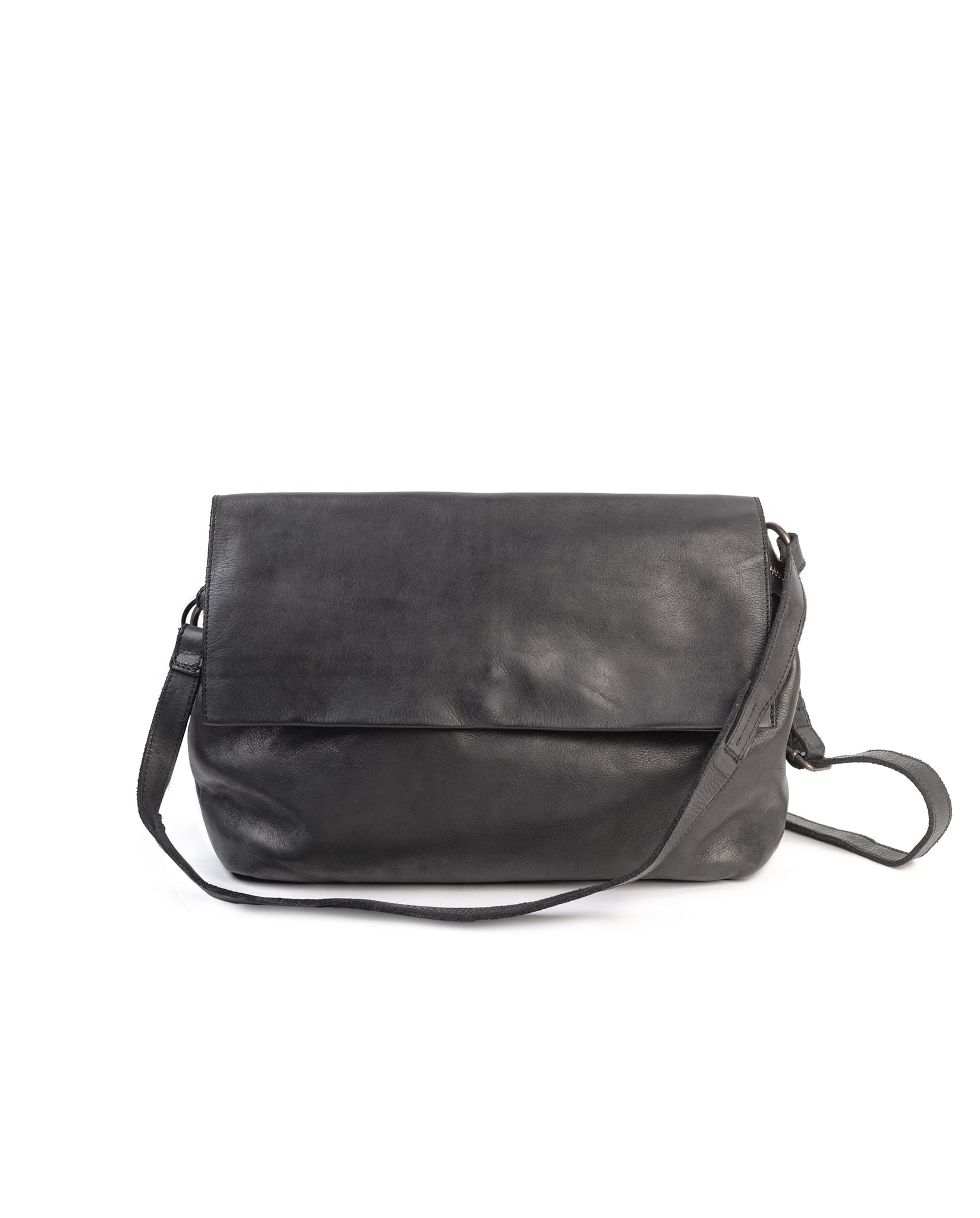 harolds-submarine-handbag-flap-handtasche-schwarz-leder image 1
