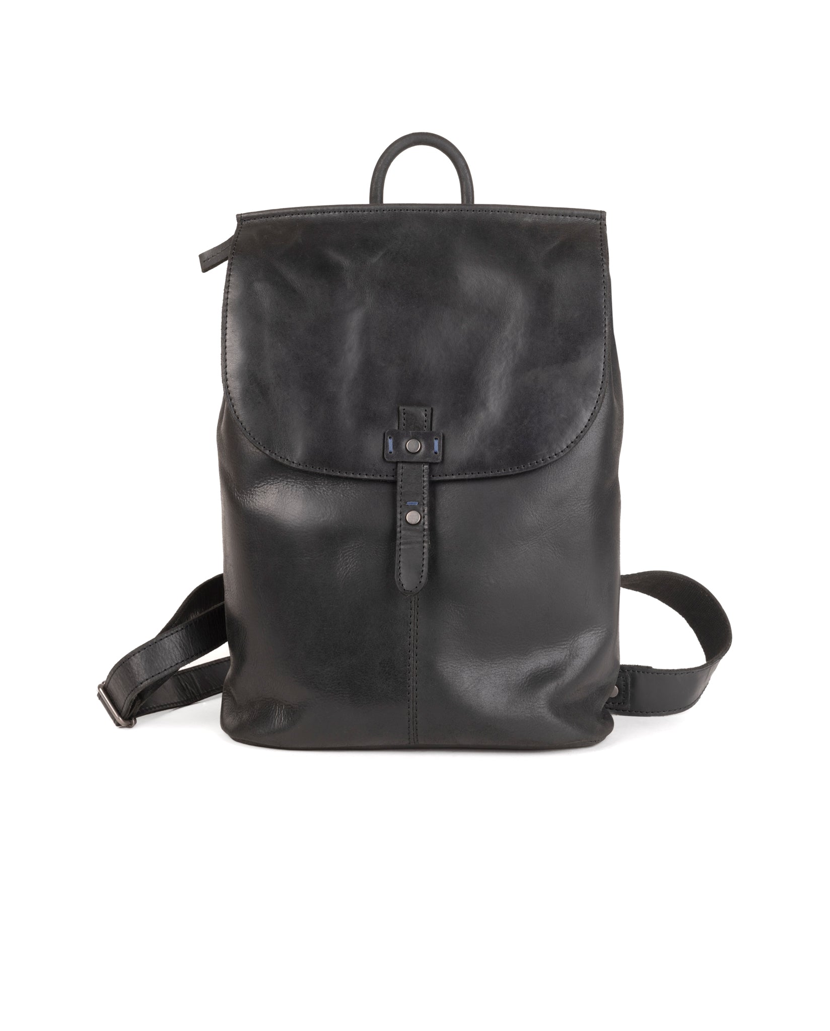 harolds-aberdeen-backpack-women-rucksack-schwarz-leder-tablet image 1