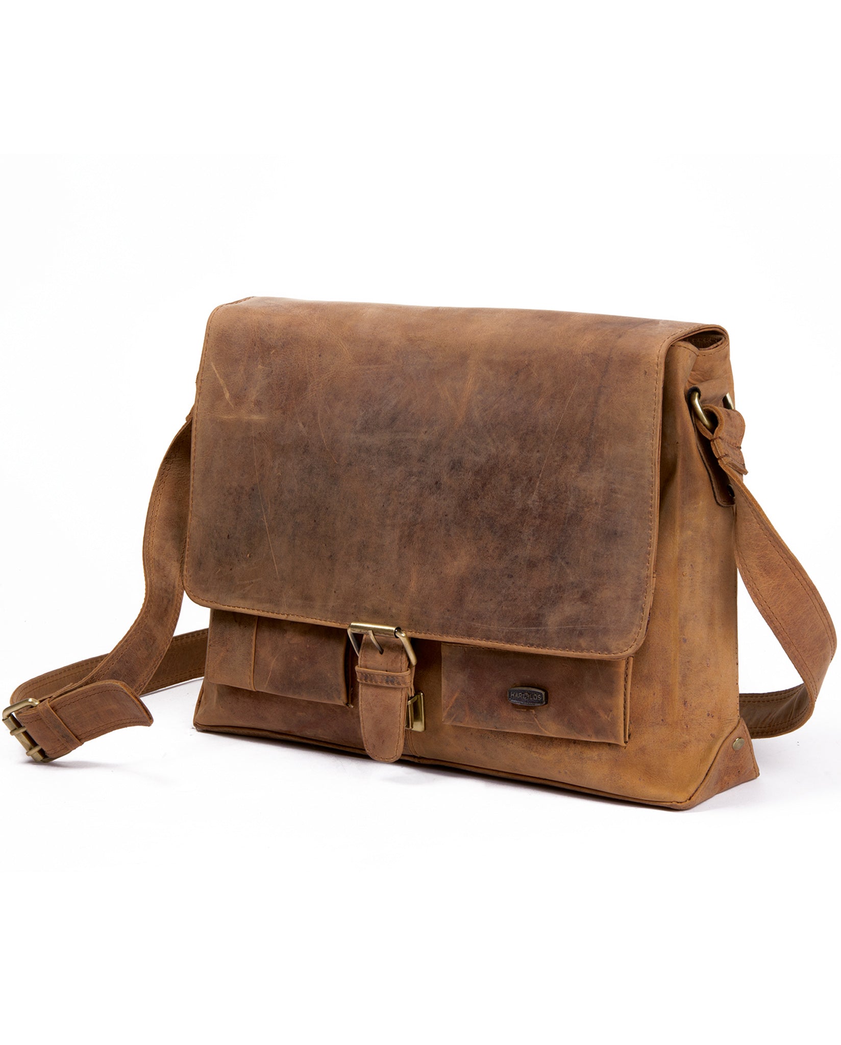 harolds-antic-messengerbag-l-kuriertasche-natur-40x30-leder image 3