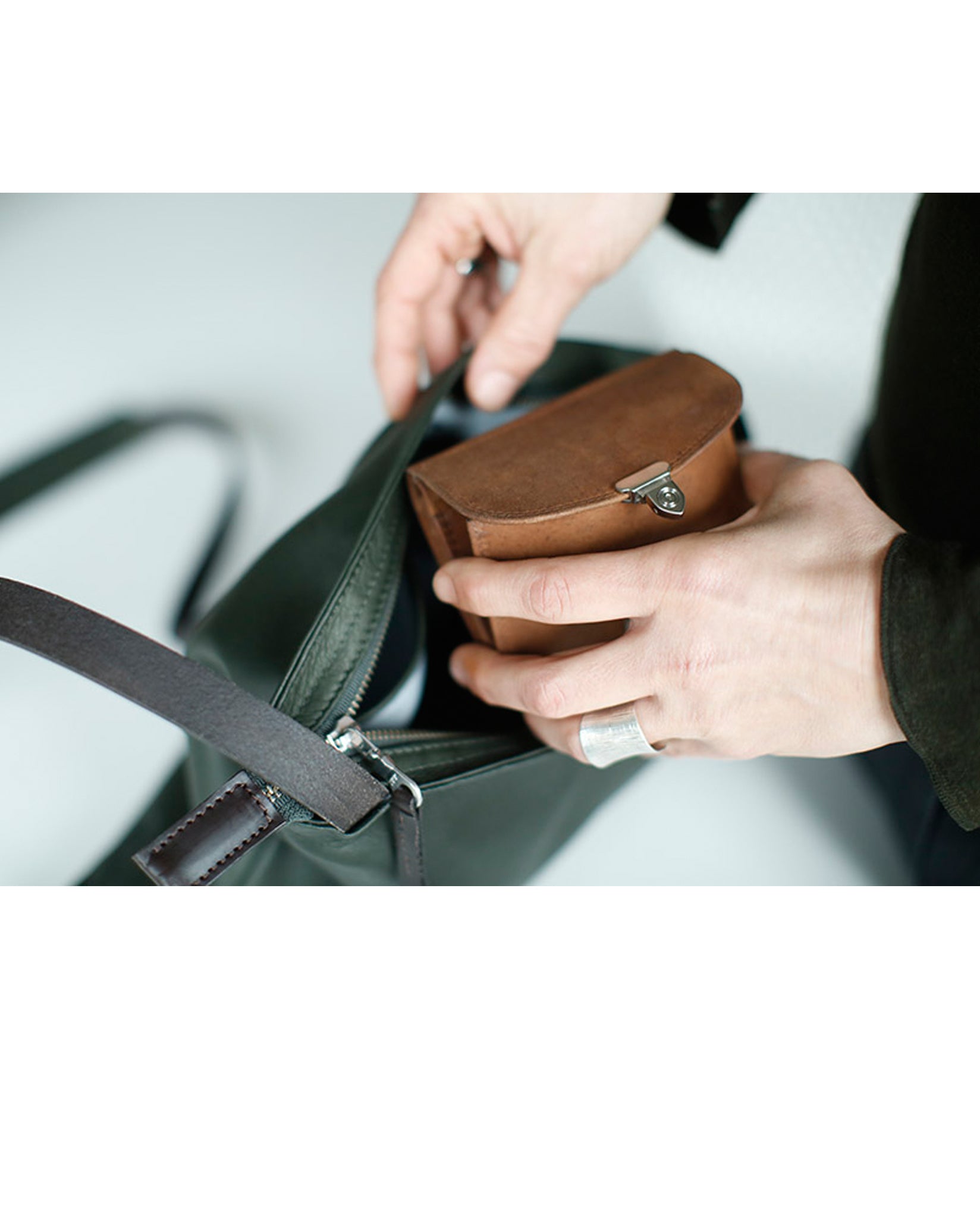 harolds-antic-wallet-geldb-rse-leder-natur-mit-verschluss image 2