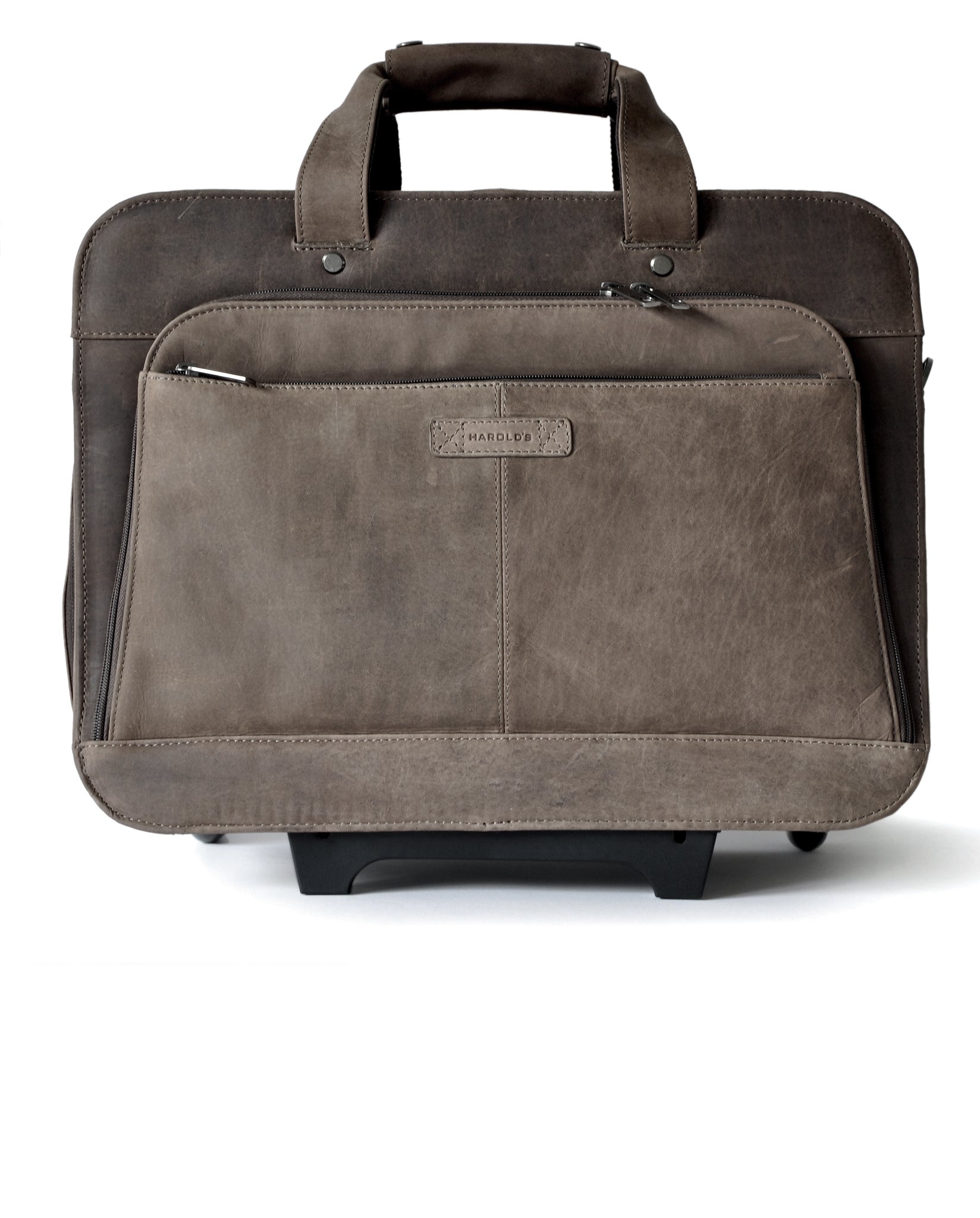 harolds-antic-businesstrolley-taupe-17-zoll-rindleder image 1