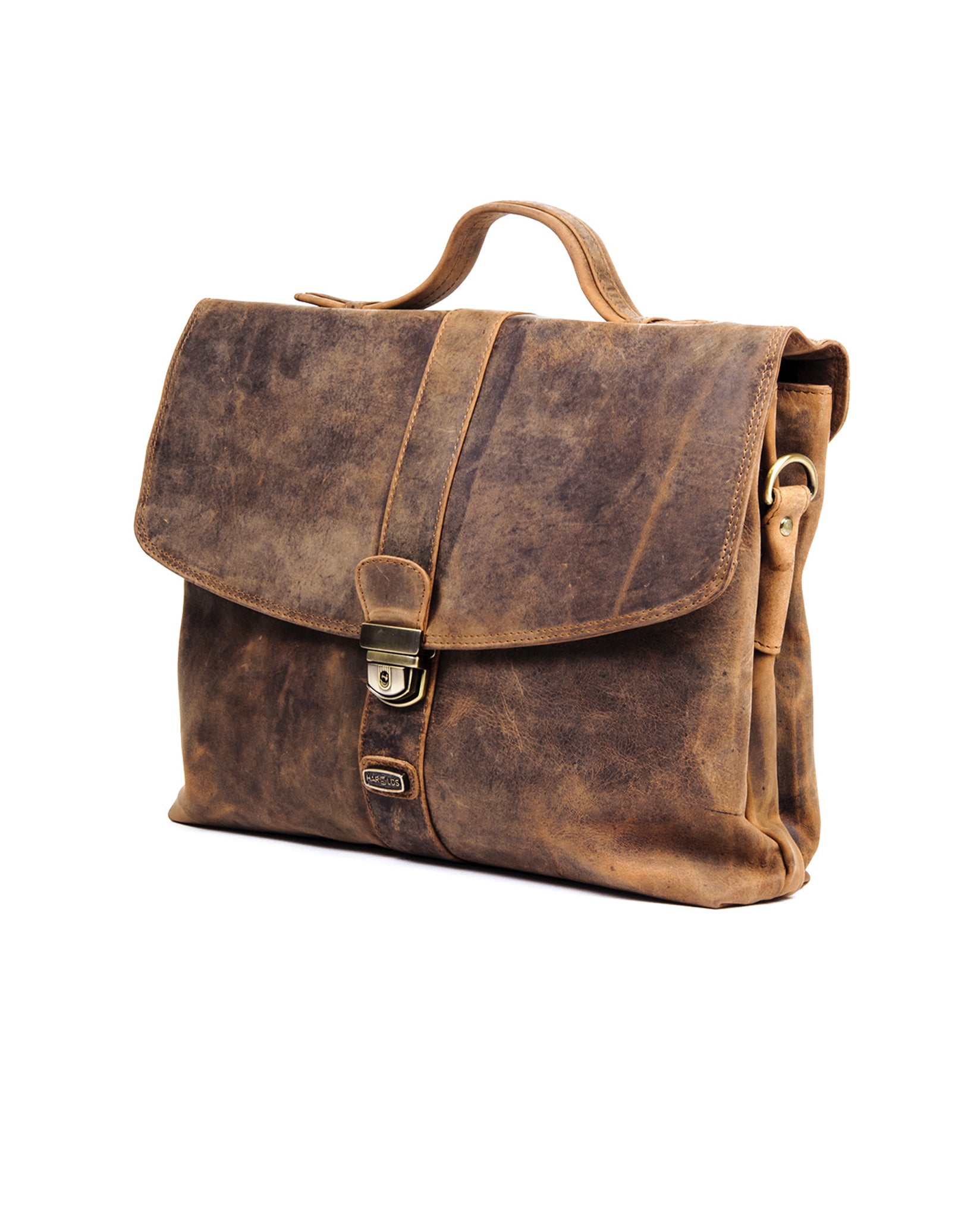 harolds-antic-briefcase-m-aktentasche-leder-natur-a4-patina image 3