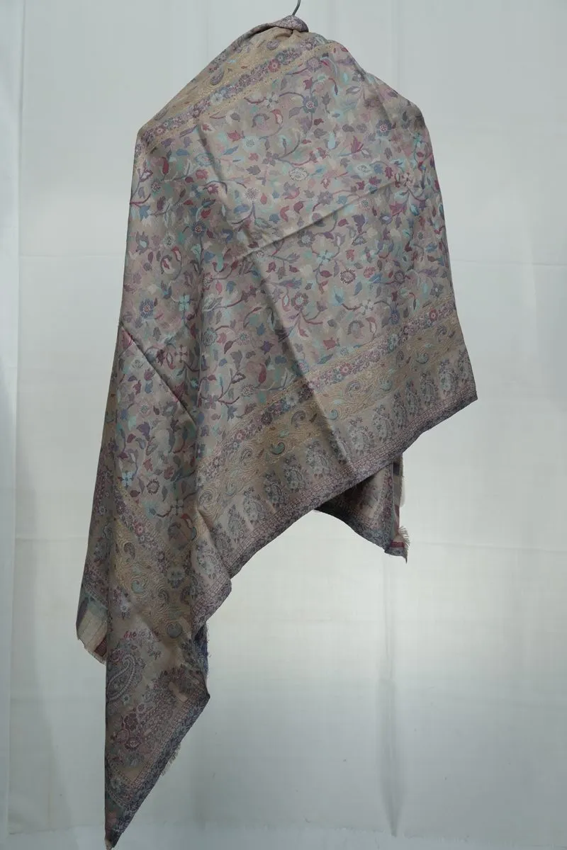kashmir-arts-kani-zari-pashmina-schal-mit-goldfaden image 1