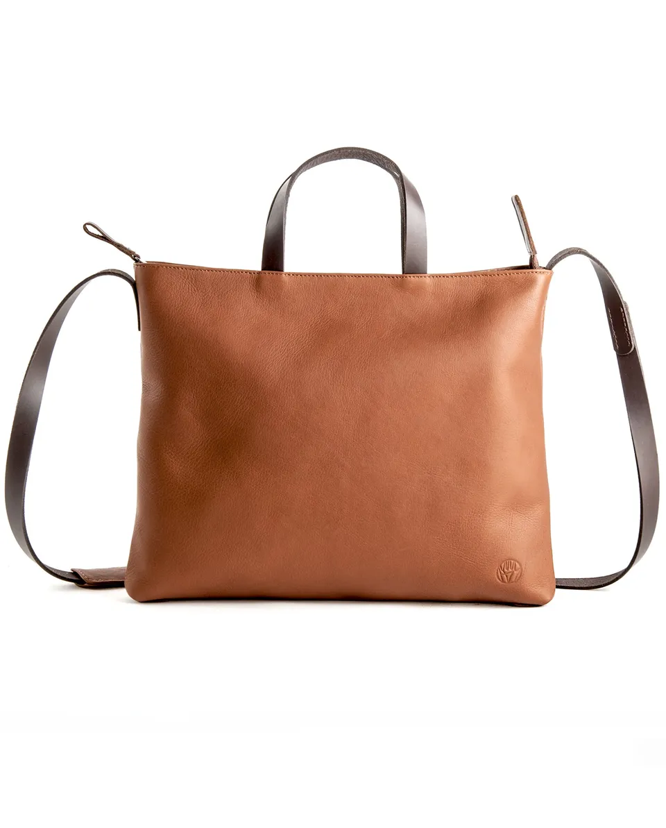 harolds-chaza-handlebag-henkeltasche-braun-a4-rindleder image 1