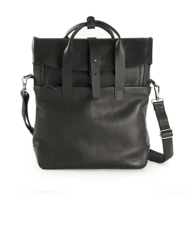harolds-mount-ivy-backpack-messengerbag-l-rucksack-schwarz-leder image 1