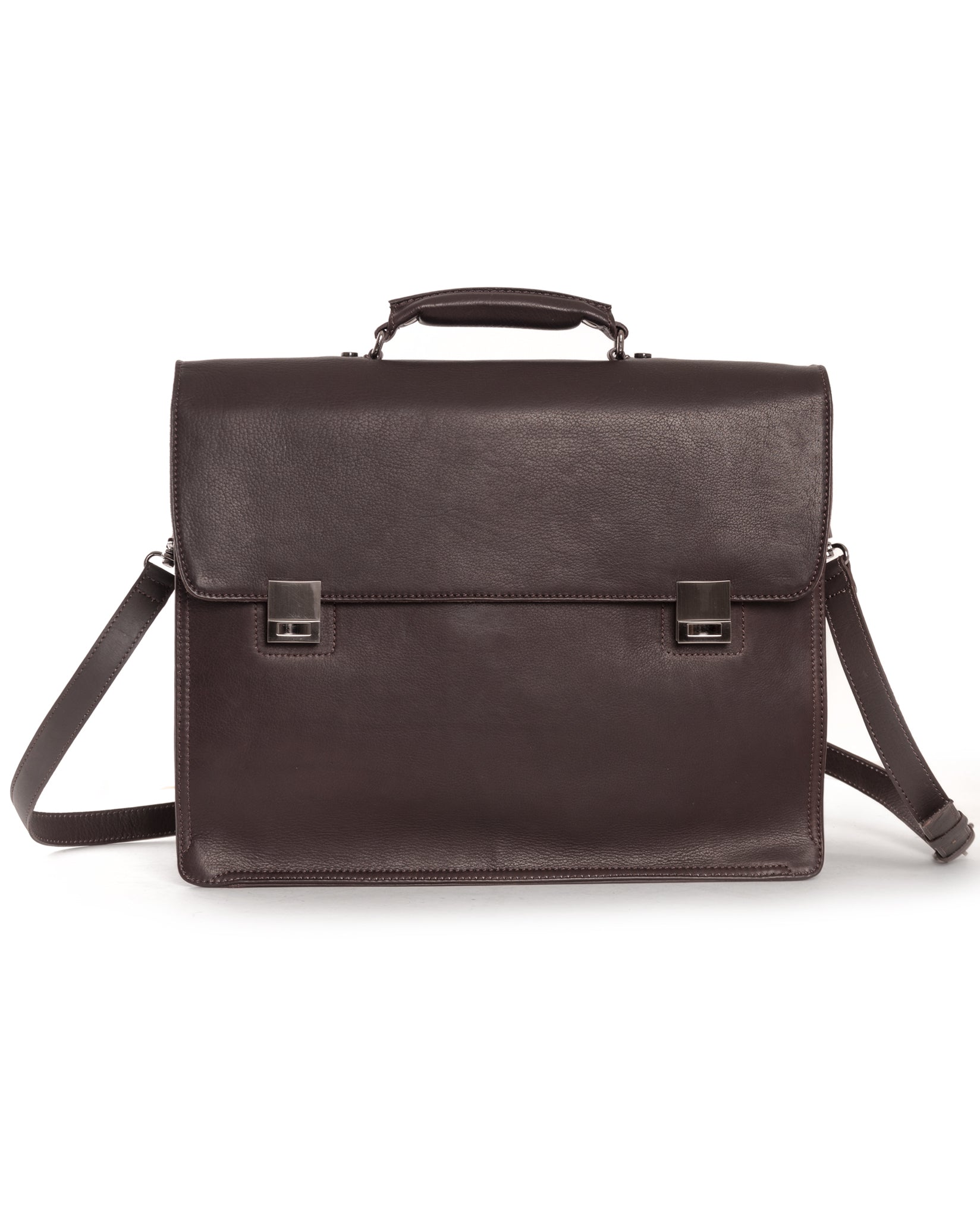 harolds-country-notebook-briefcase-aktentasche-schwarz-leder-large image 1