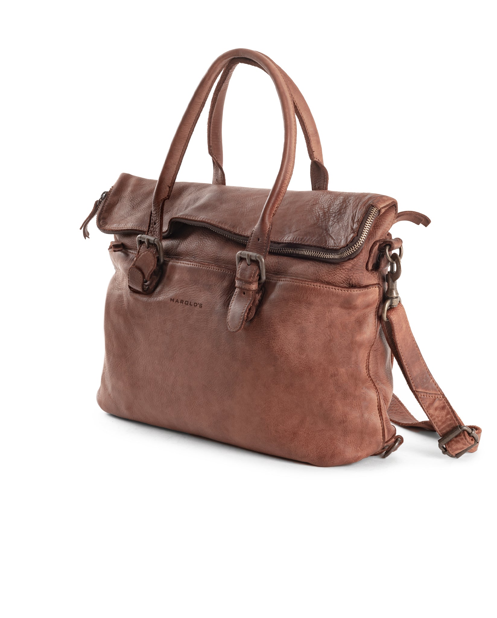 harolds-submarine-businessbag-flap-rindleder-cognac-notebook image 3